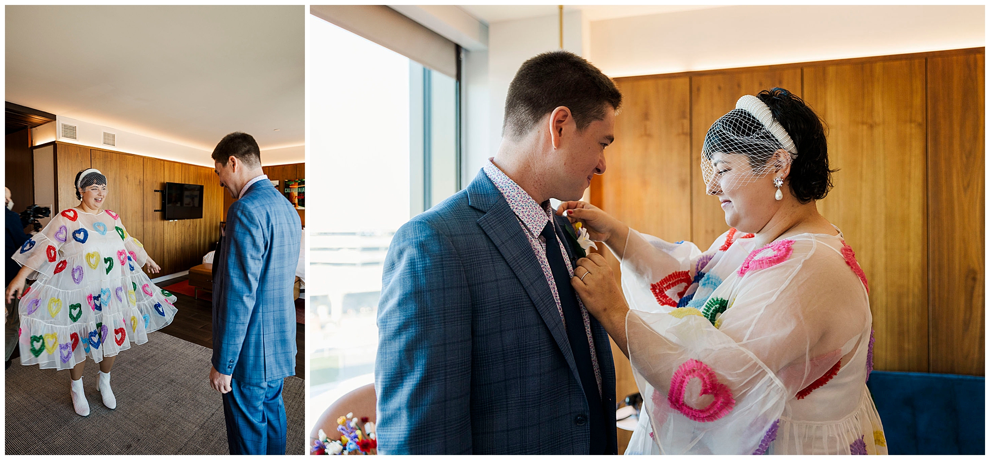 Adorable TWA hotel elopement