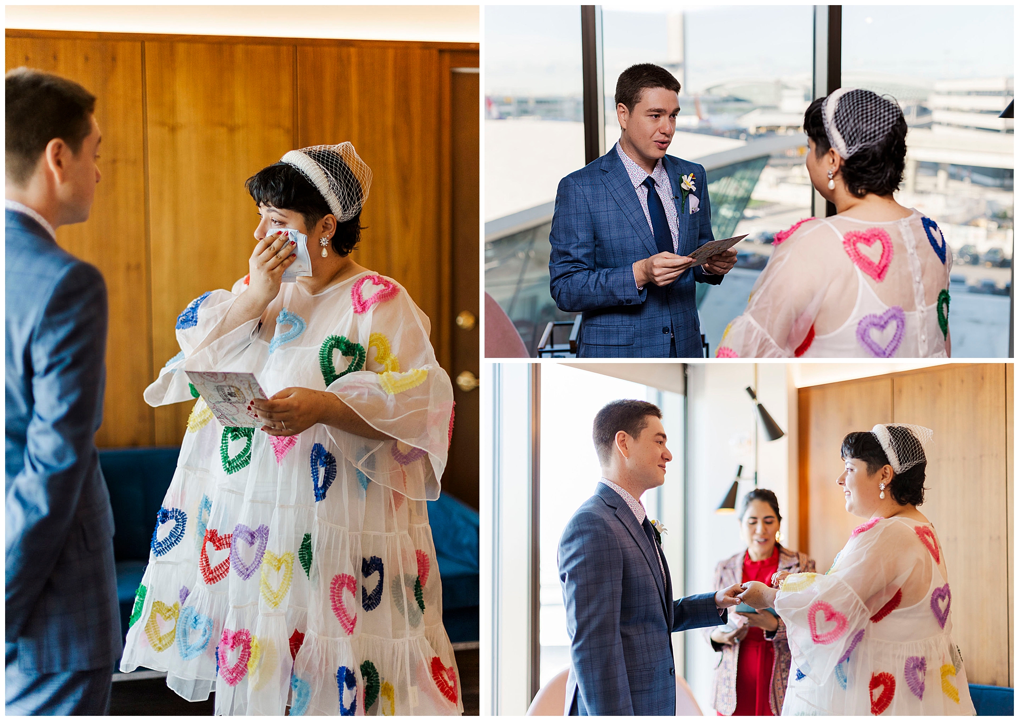 Wonderful TWA hotel elopement