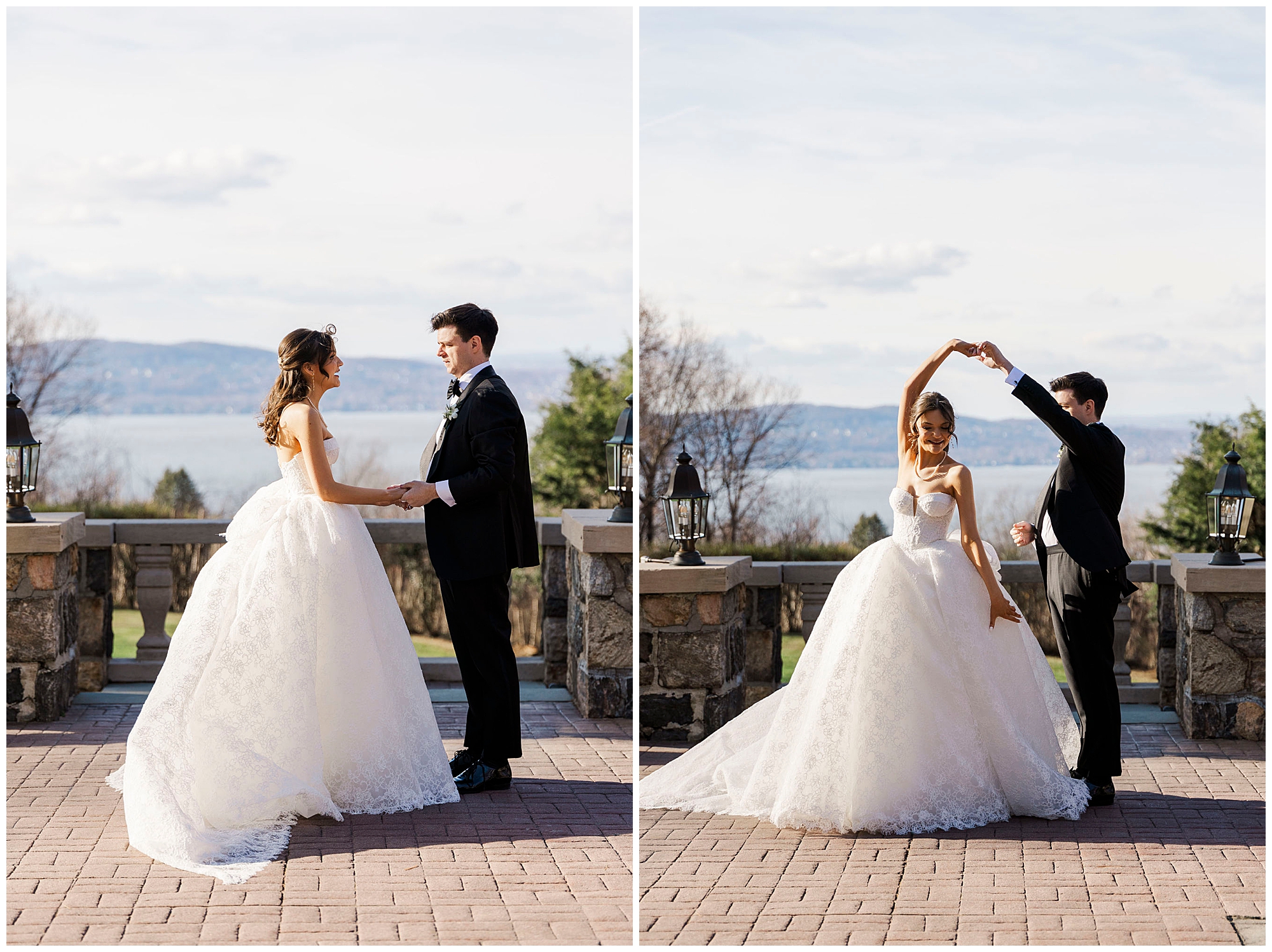 Stylish tappan hill mansion wedding