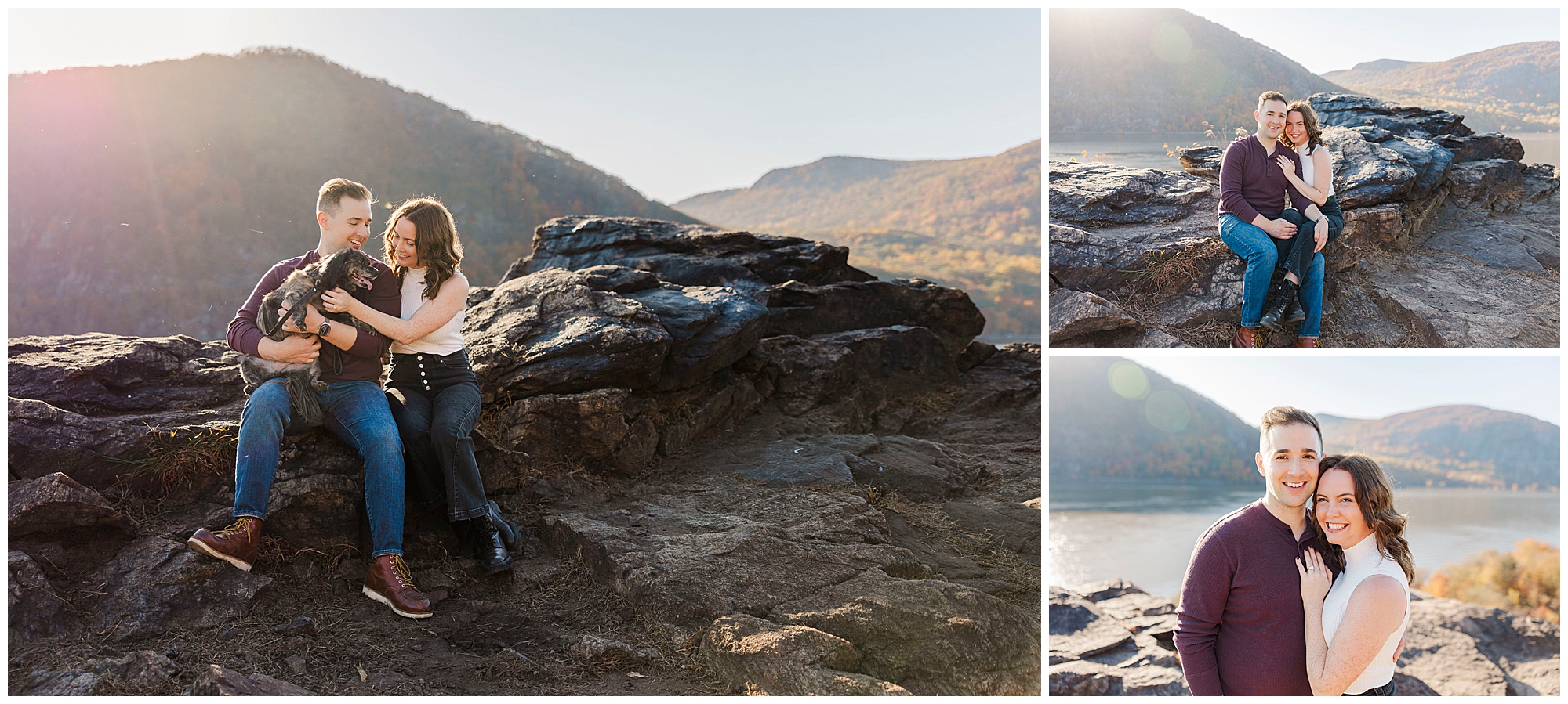 Fabulous wonderbar engagement session in beacon, ny