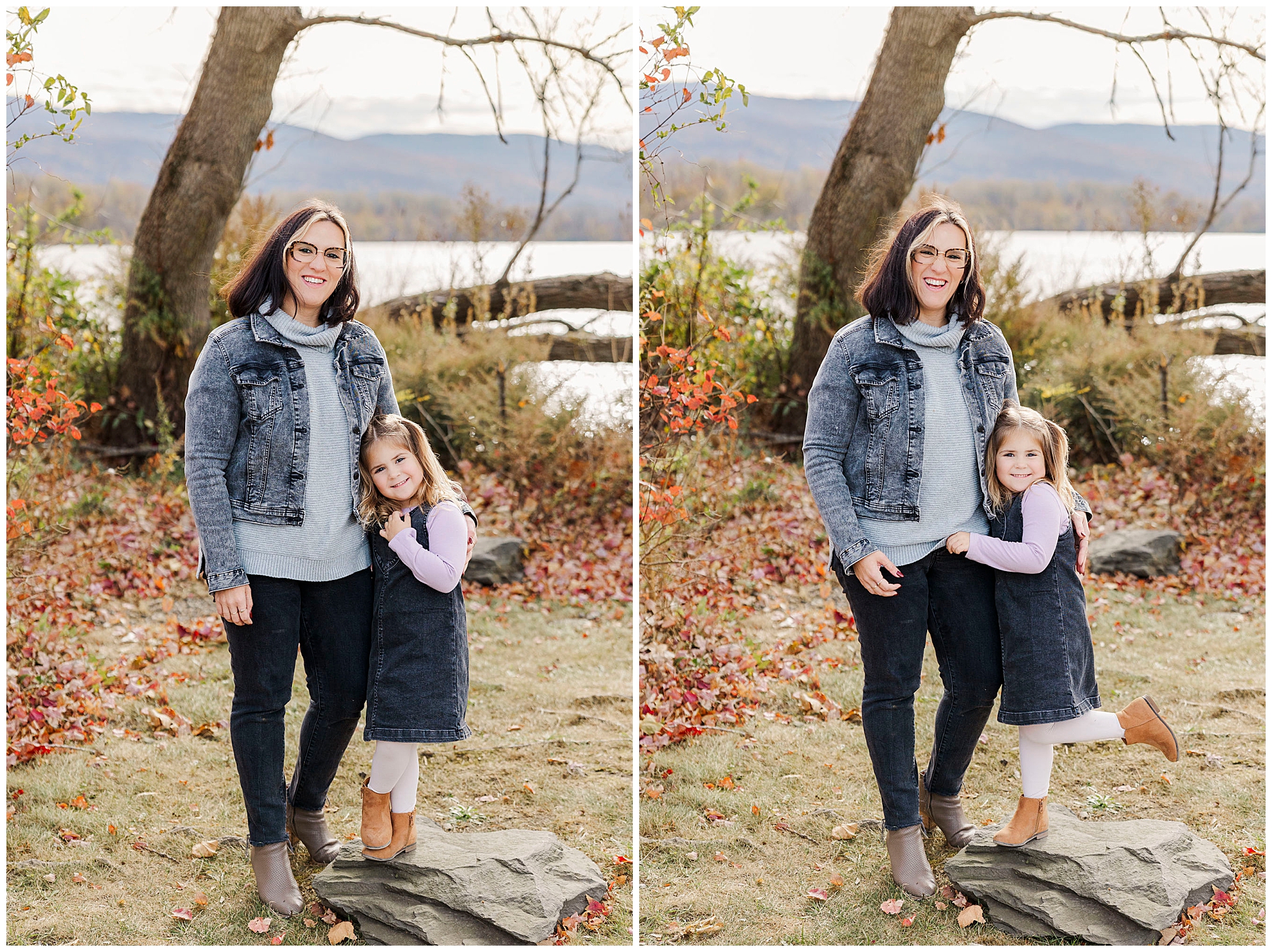 Sweet long dock park family photoshoot