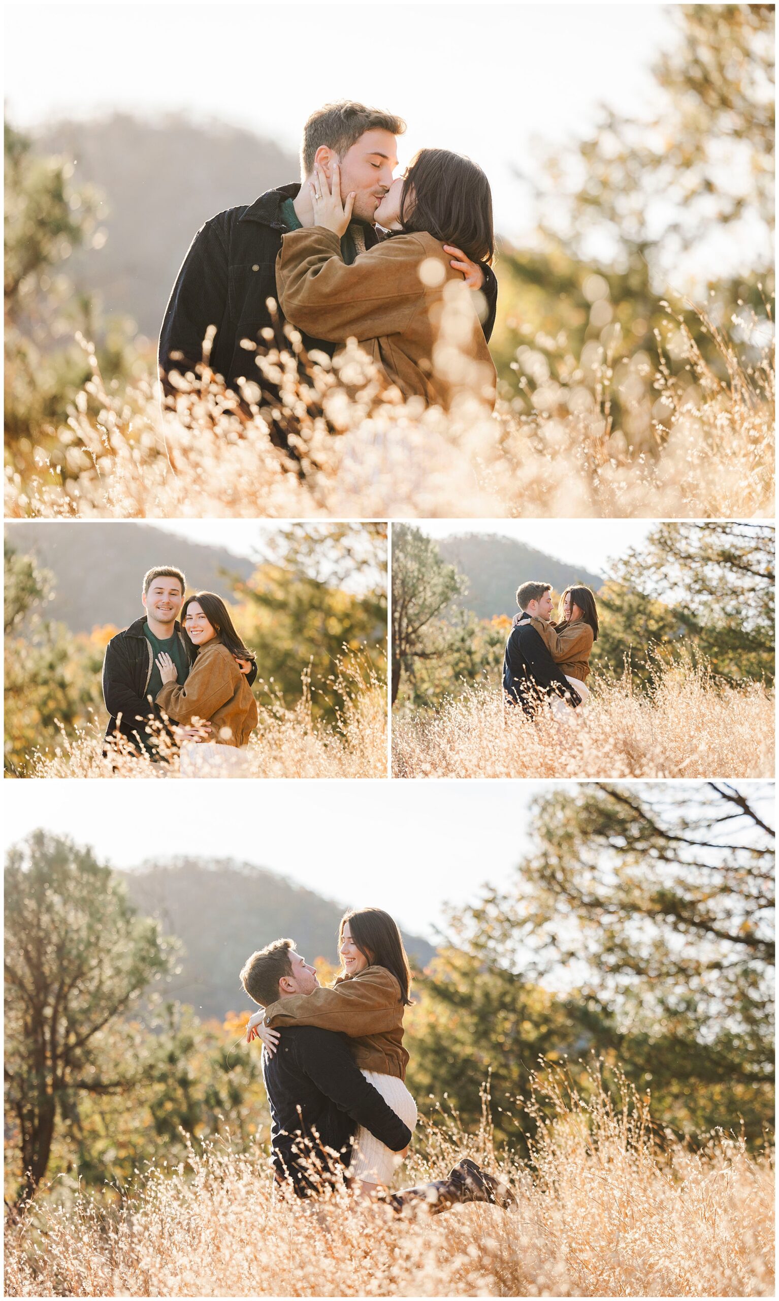 Breathtaking hudson highlands proposal photoshoot