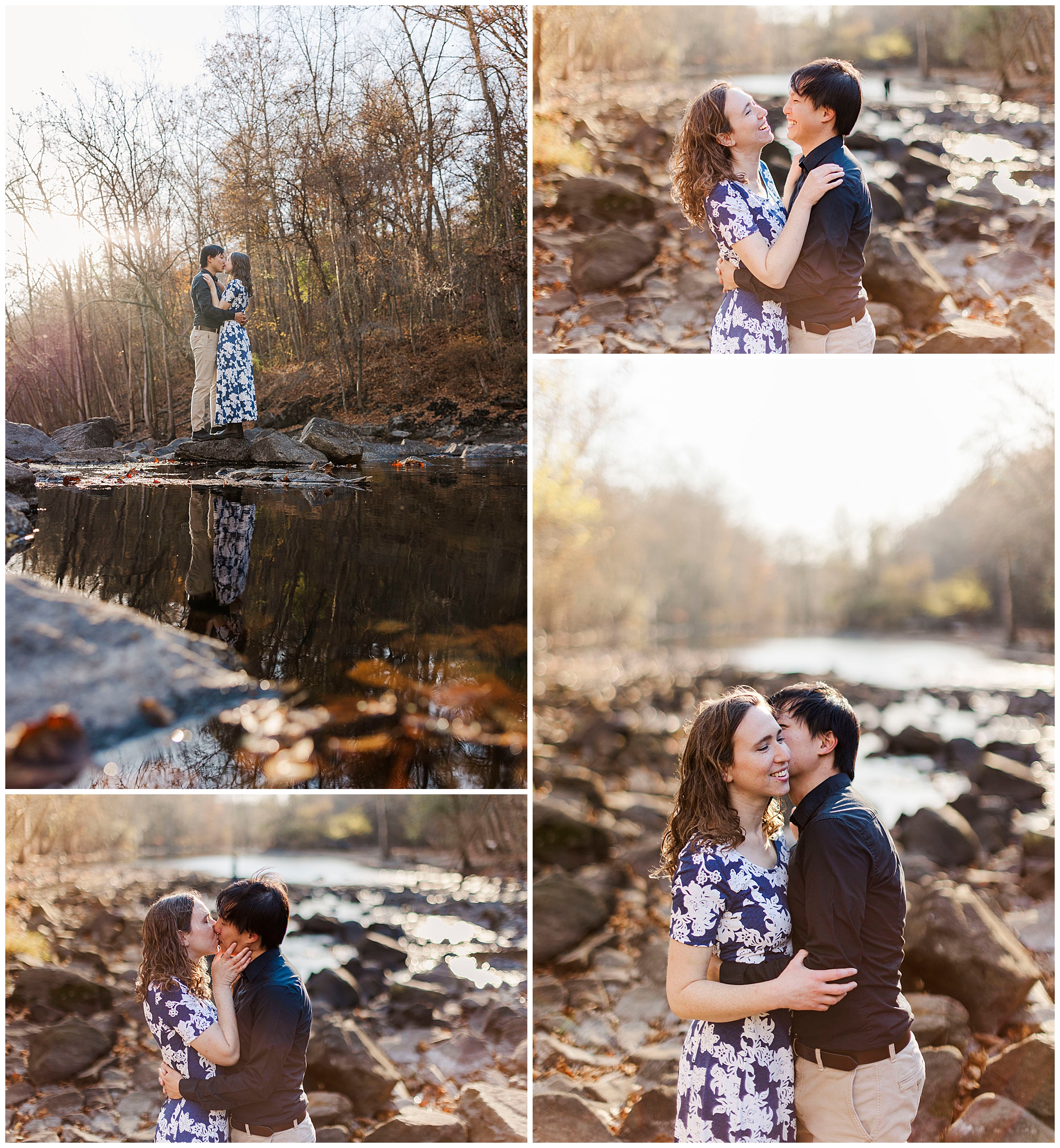 Fun croton gorge park engagement session