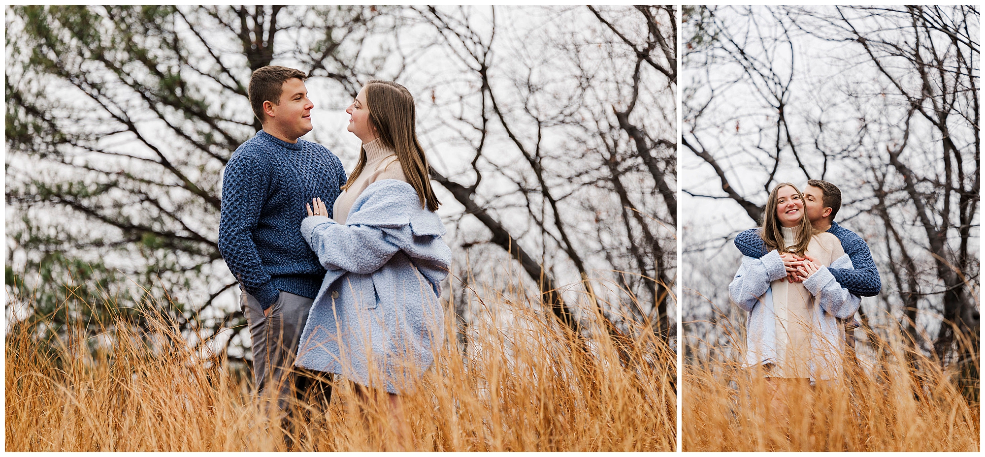 Scenic hudson valley overlook engagement session