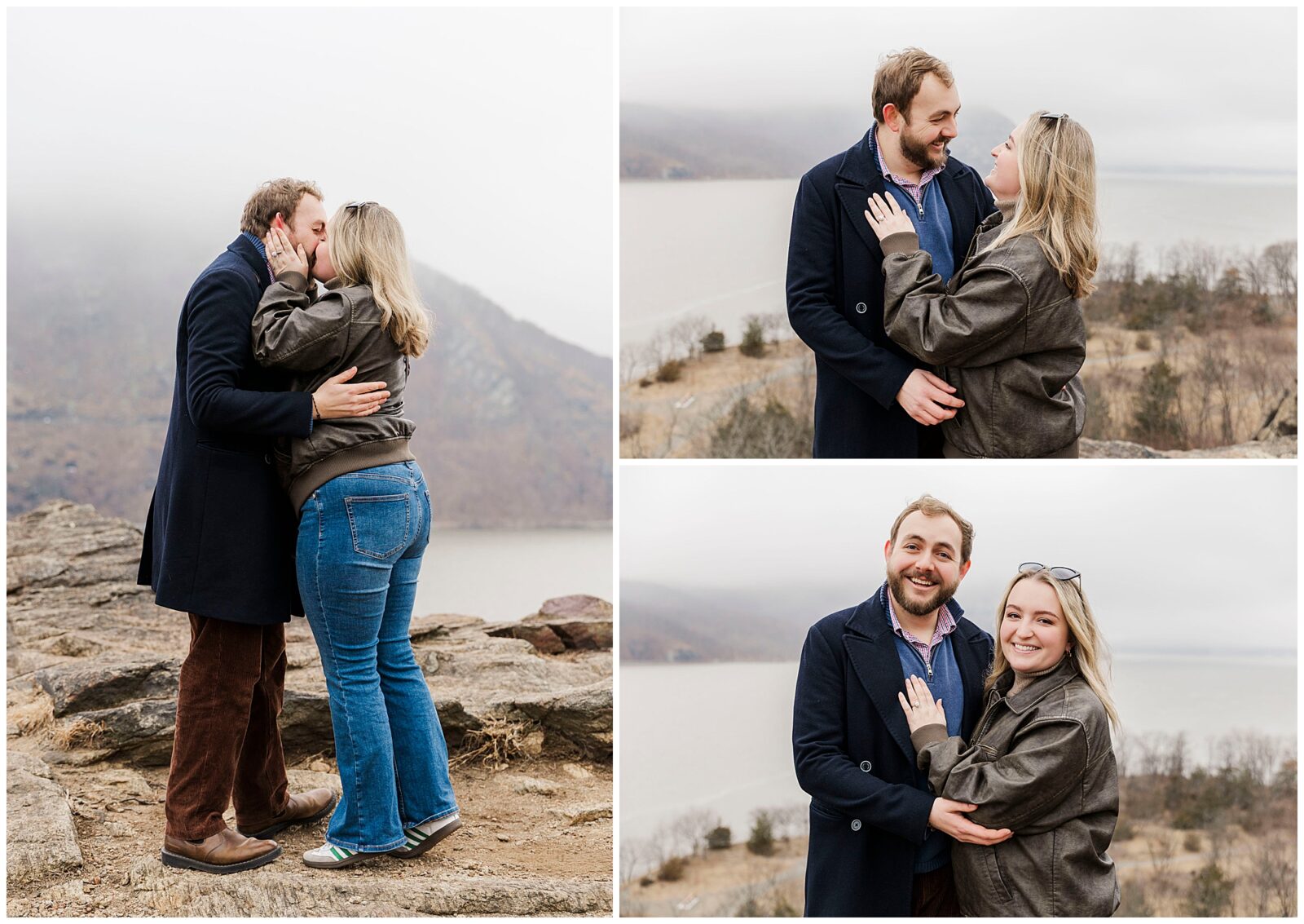 Surprise Cold Spring Proposal Photos on a Hike
