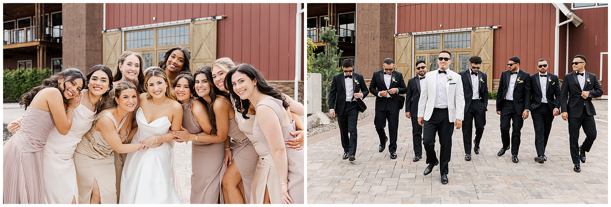 Special barn at villa venezia wedding