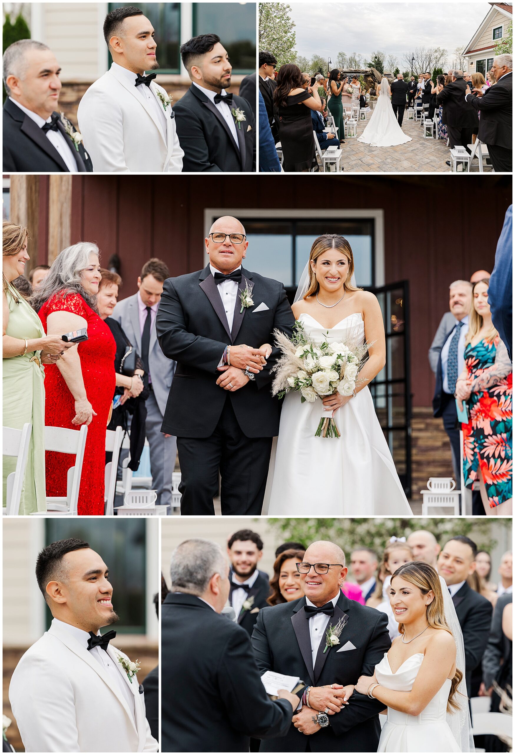 Natural barn at villa venezia wedding
