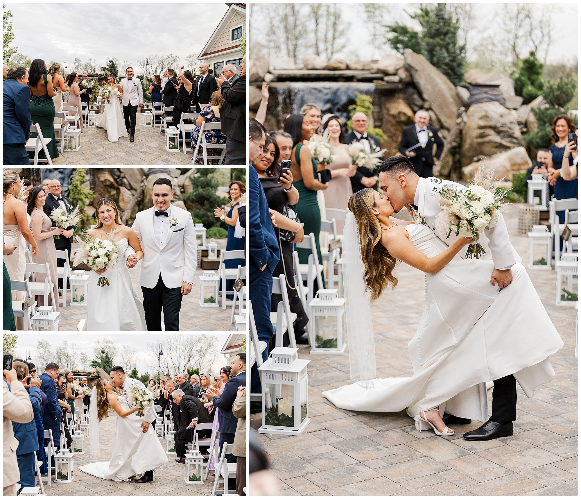 Elegant barn at villa venezia wedding