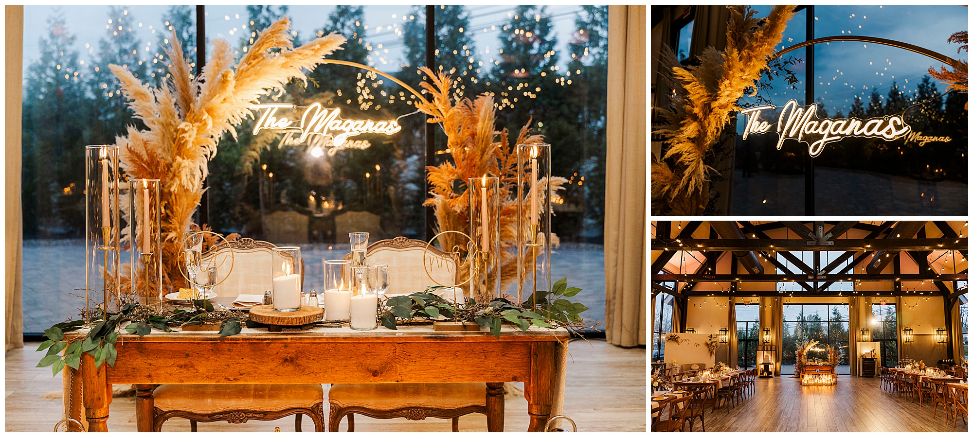 Amazing barn at villa venezia wedding