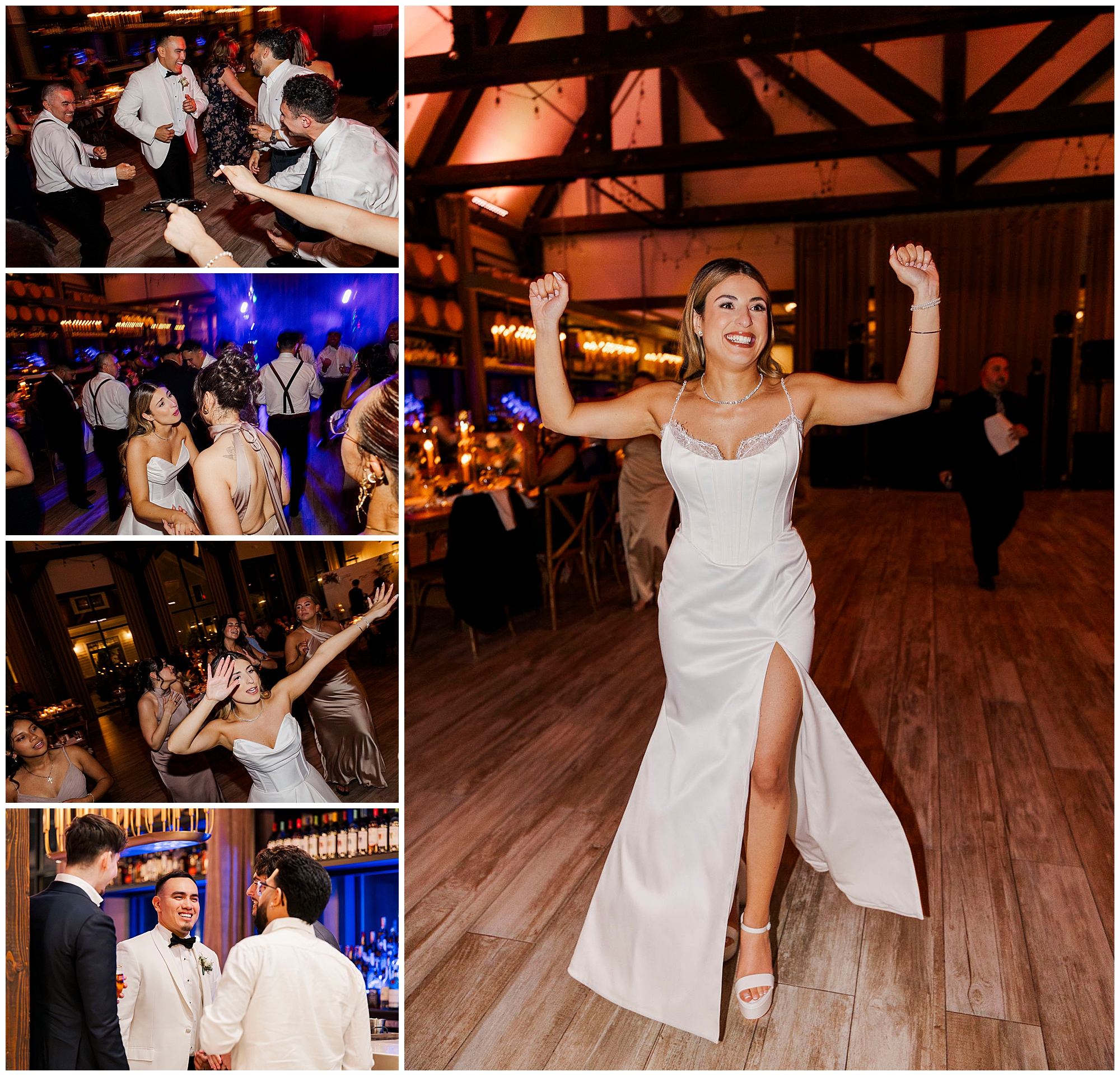 Charming barn at villa venezia wedding
