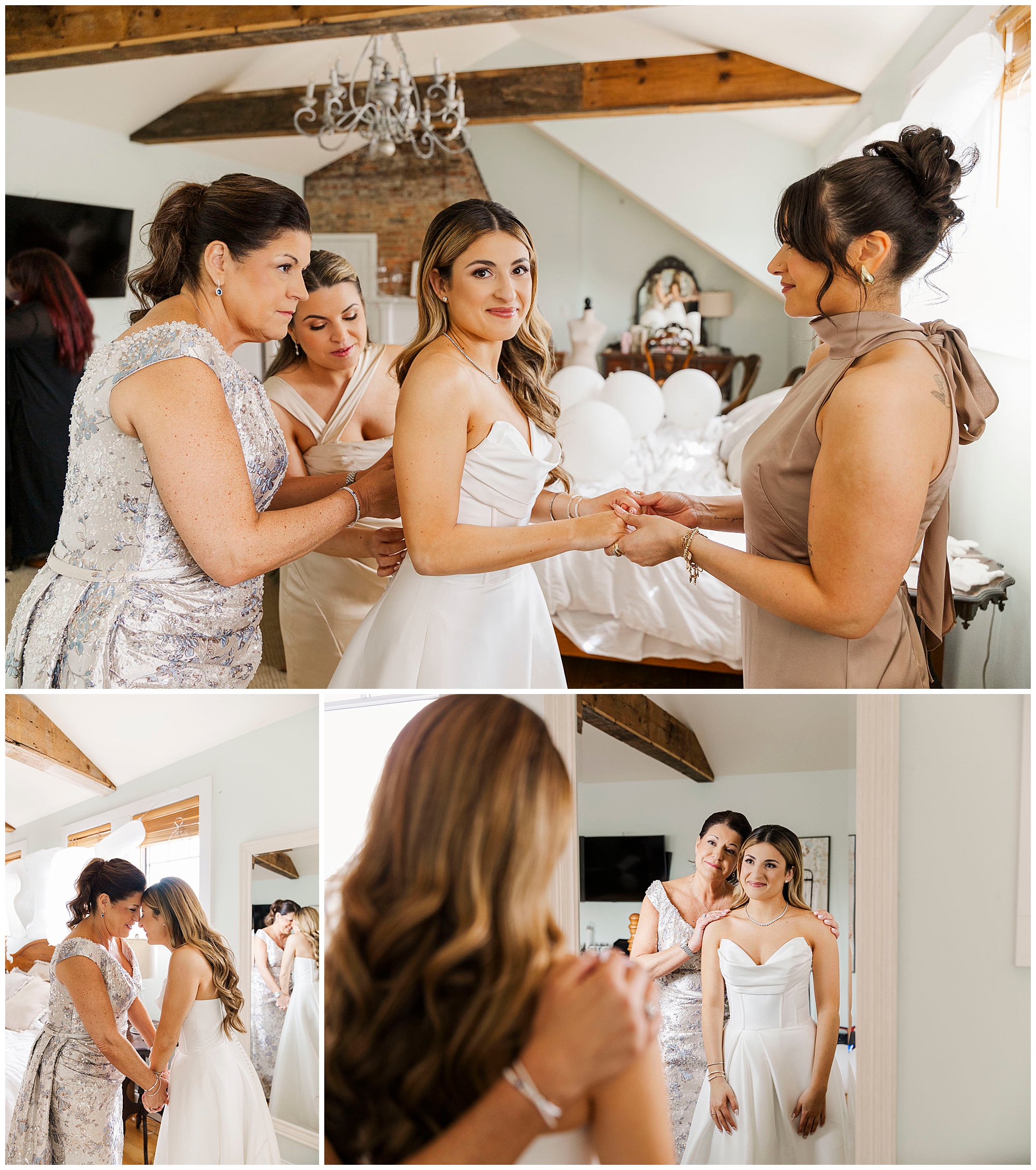 Natural wedding at the barn at villa venezia
