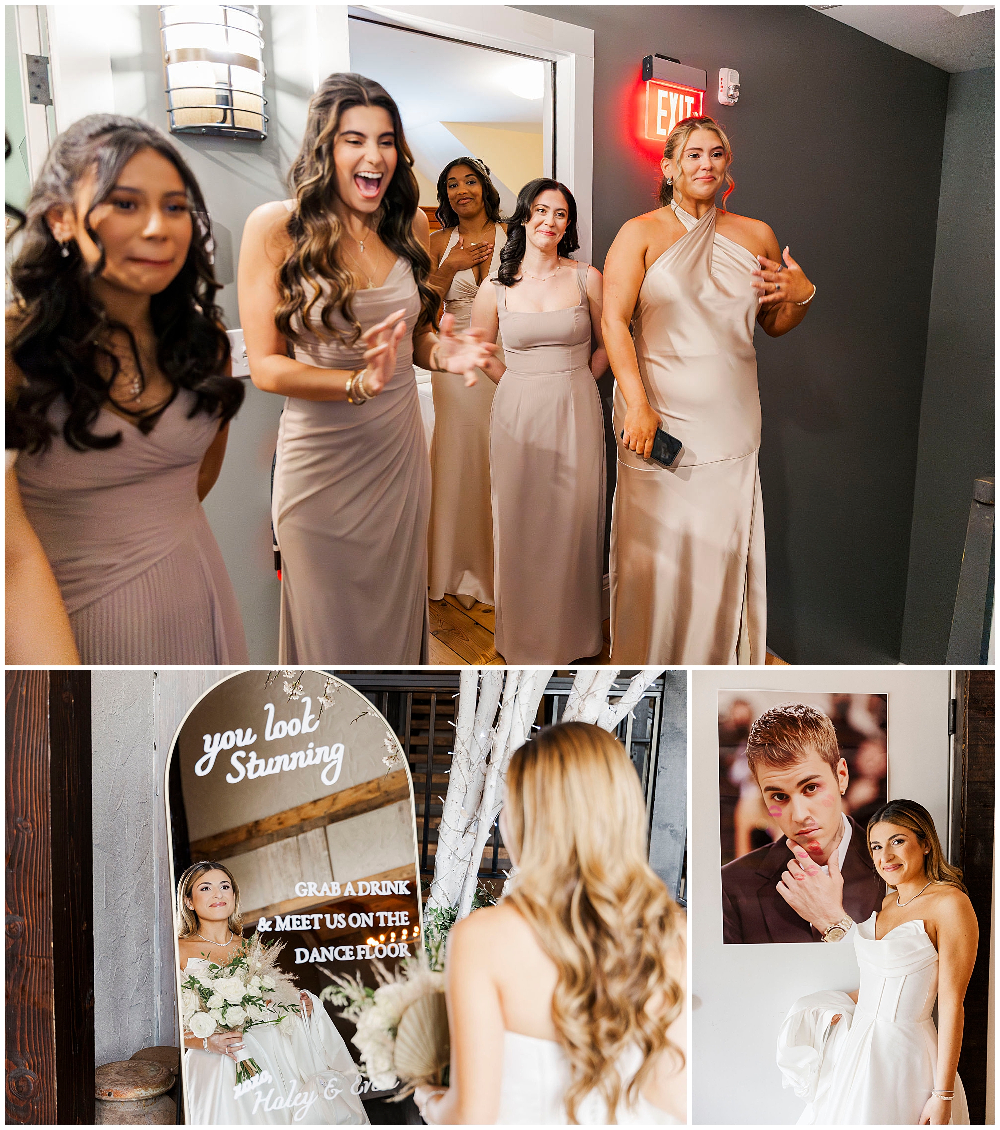 Modern wedding at the barn at villa venezia