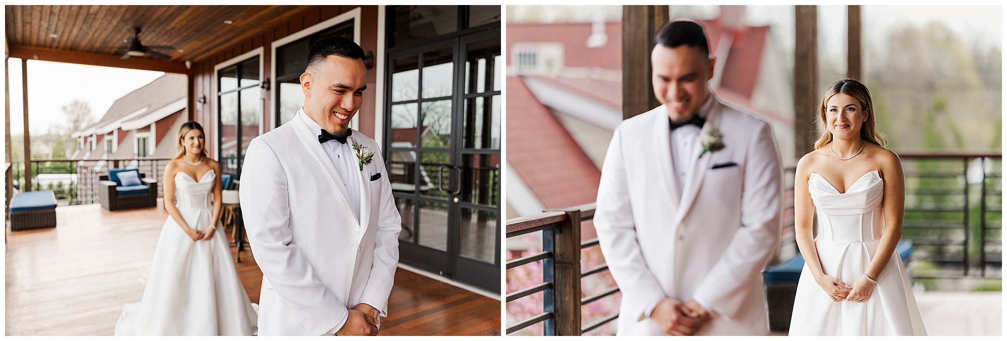 Trendy wedding at the barn at villa venezia