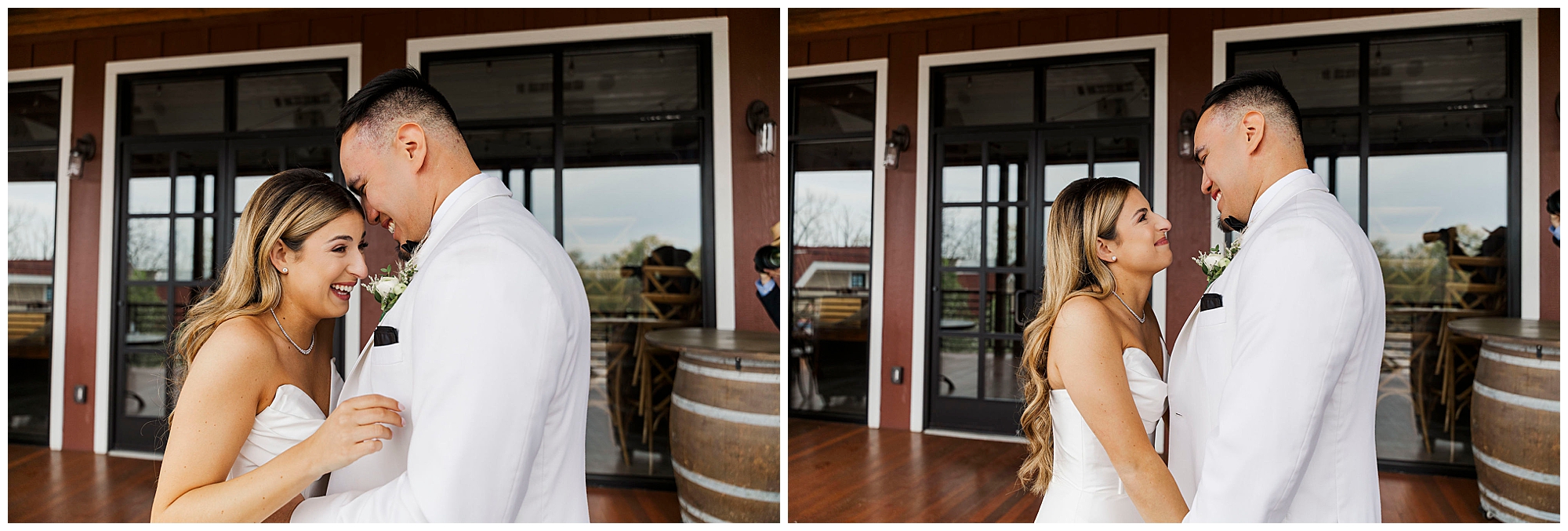 Stunning wedding at the barn at villa venezia