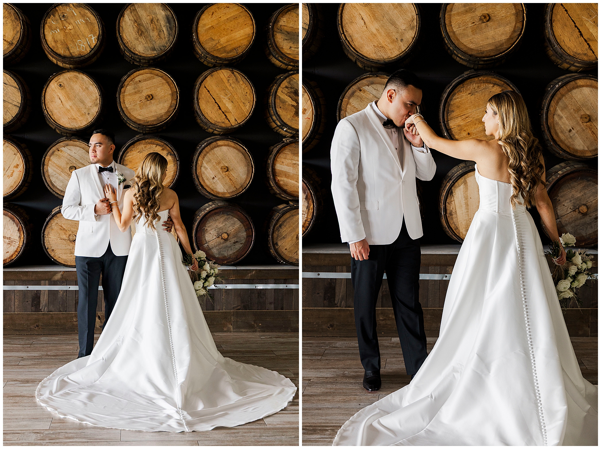 Scenic barn at villa venezia wedding