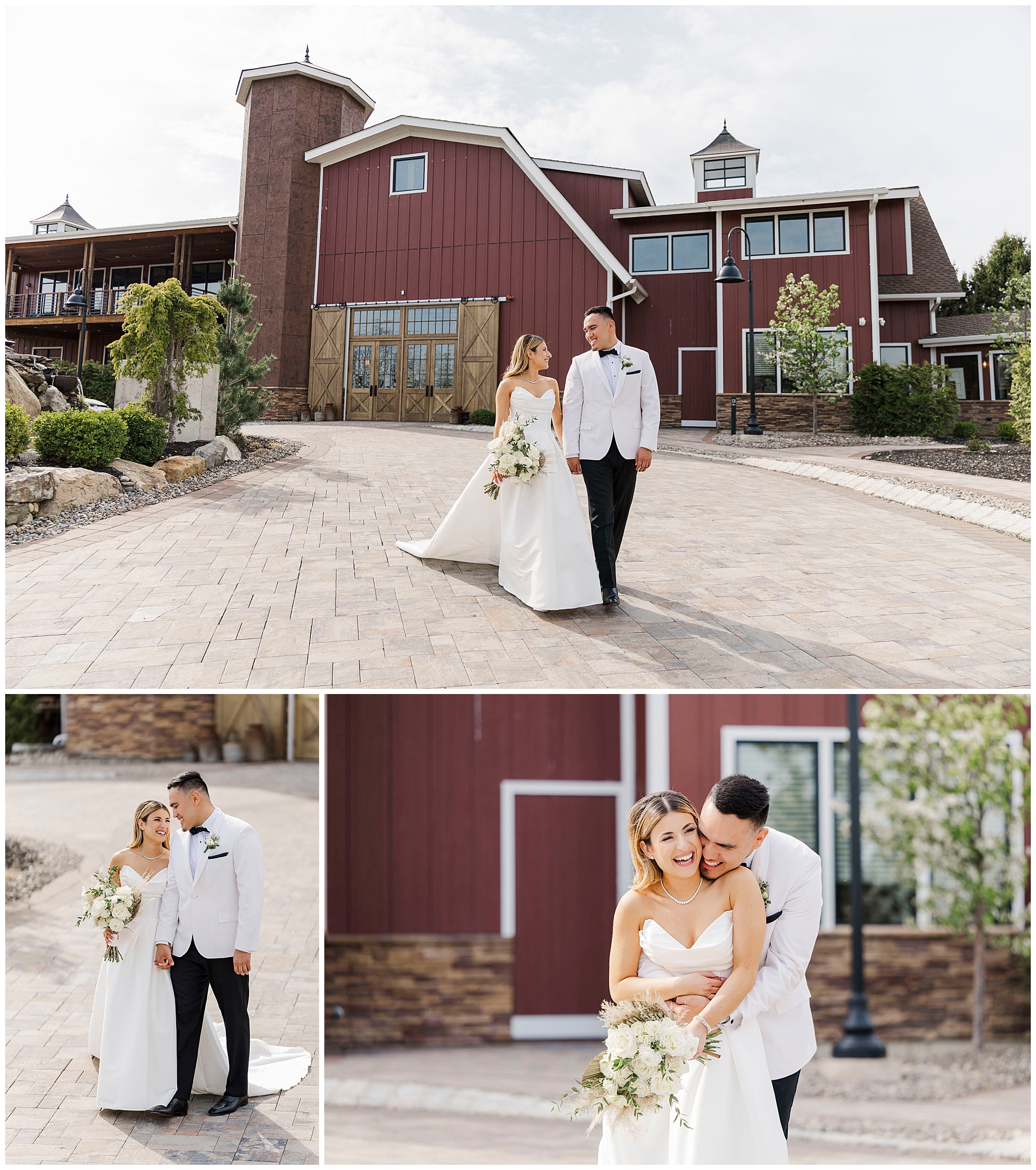 Splendid barn at villa venezia wedding