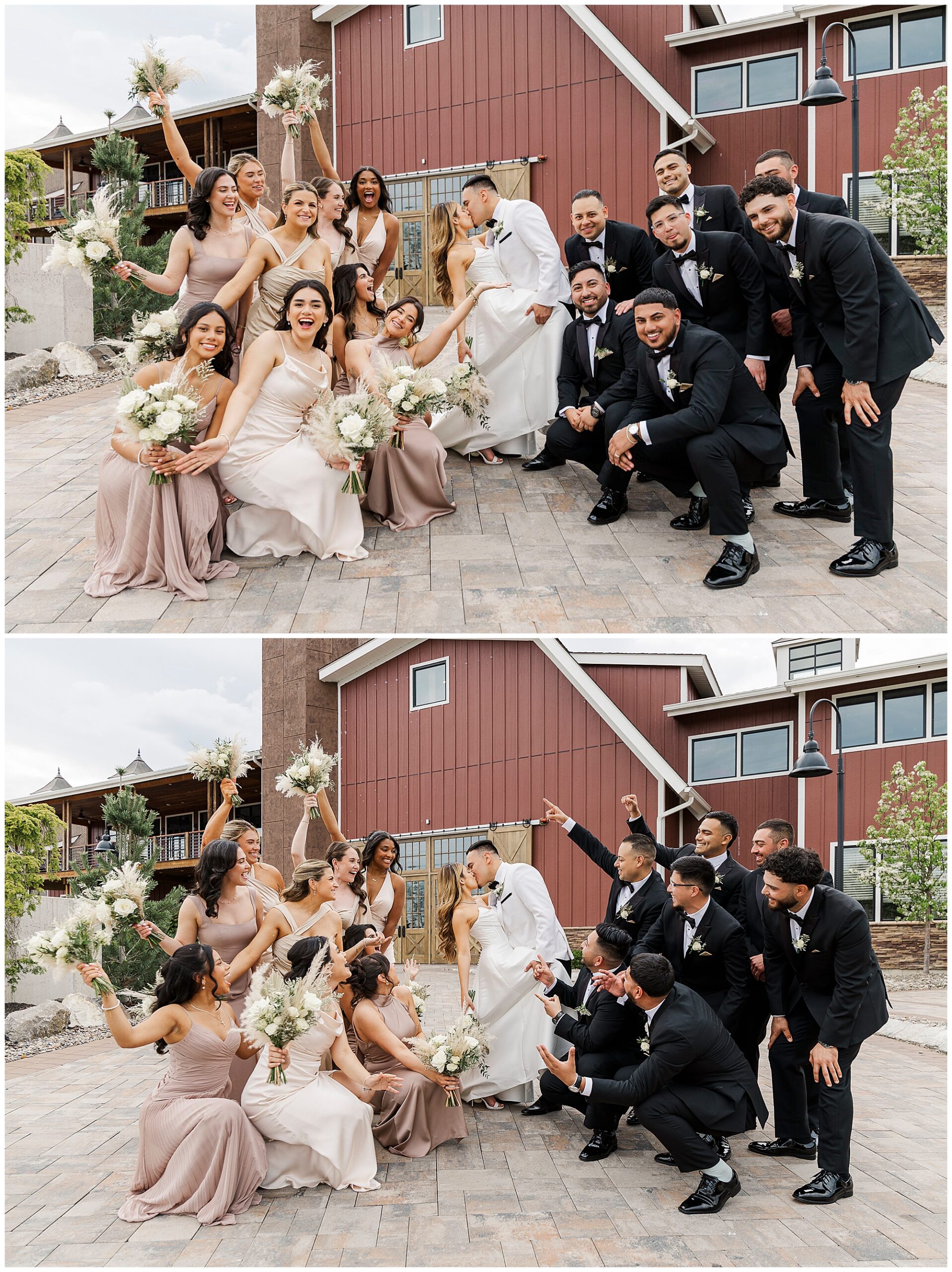 Fun-Filled barn at villa venezia wedding