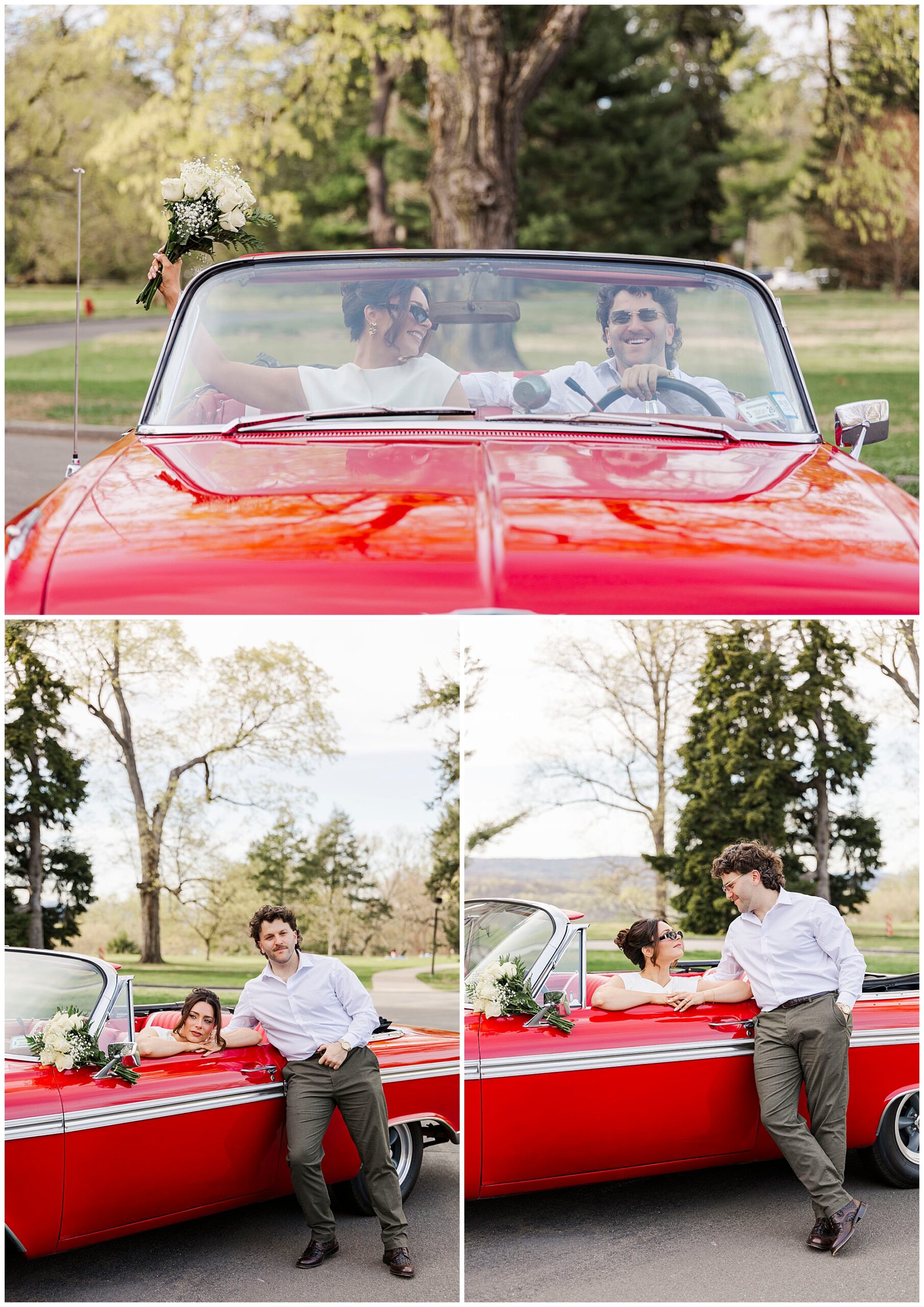 Striking vanderbilt mansion engagement session