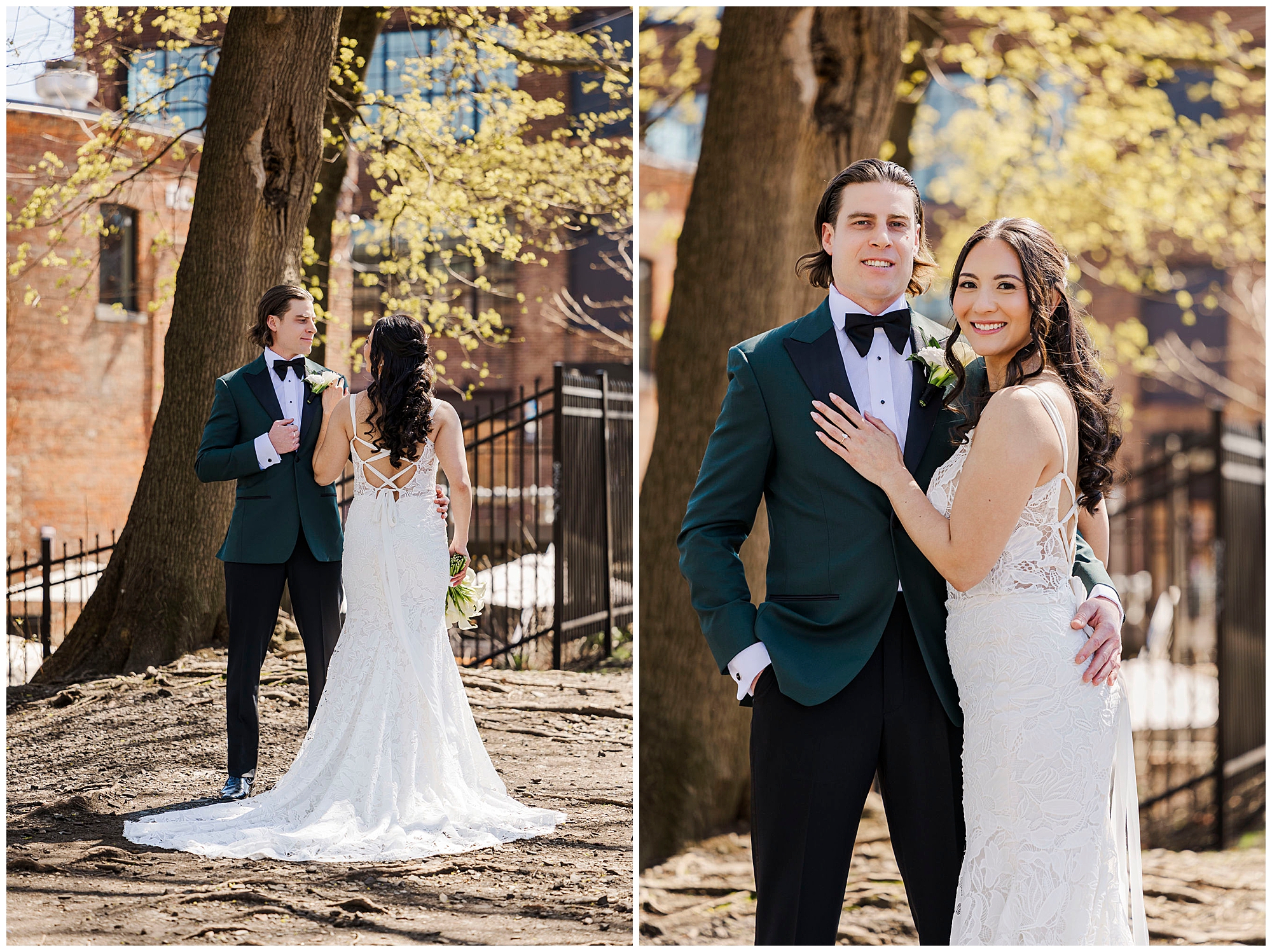 Natural roundhouse micro-wedding in beacon, ny