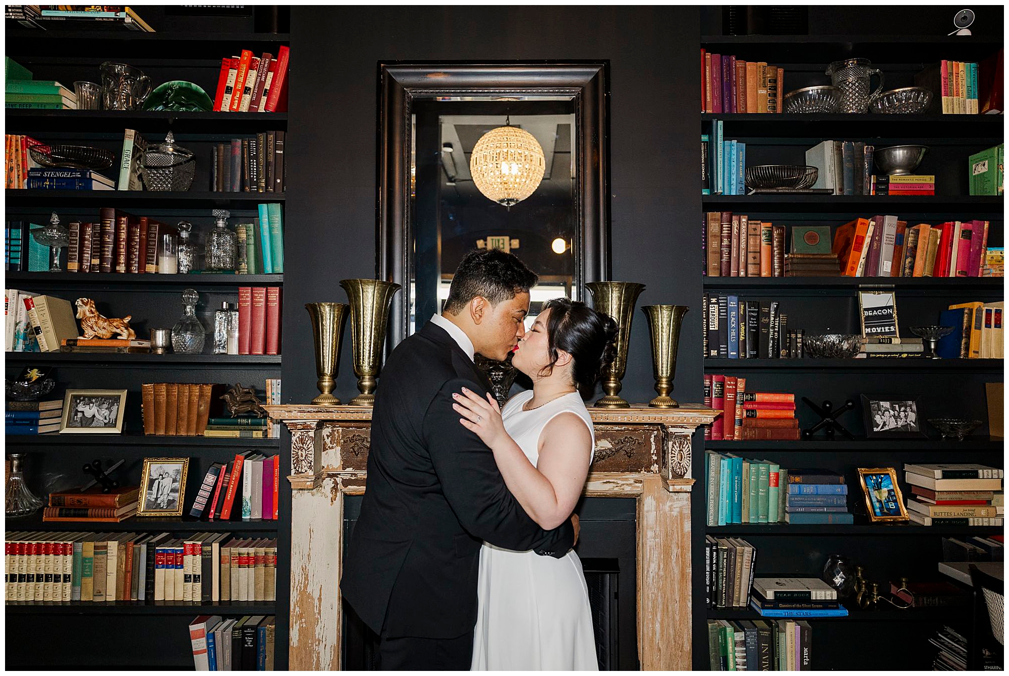 Intimate bar engagement shoot in the hudson valley