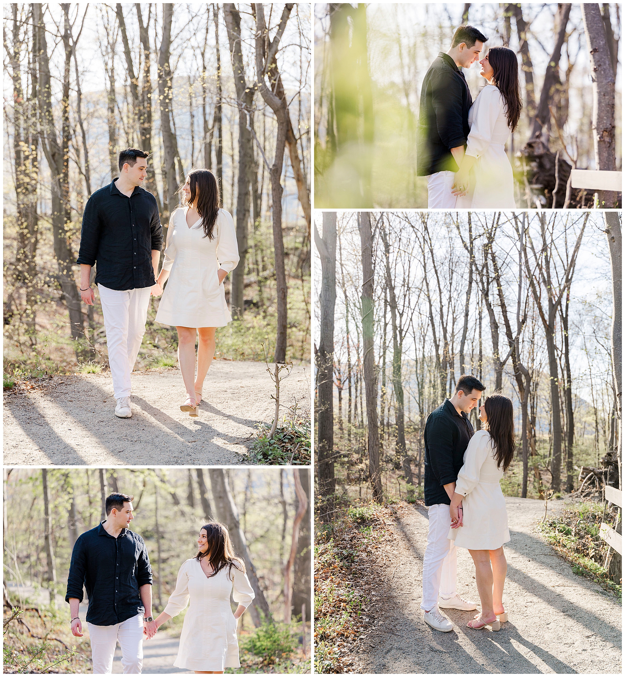 Playful little stony point engagement session