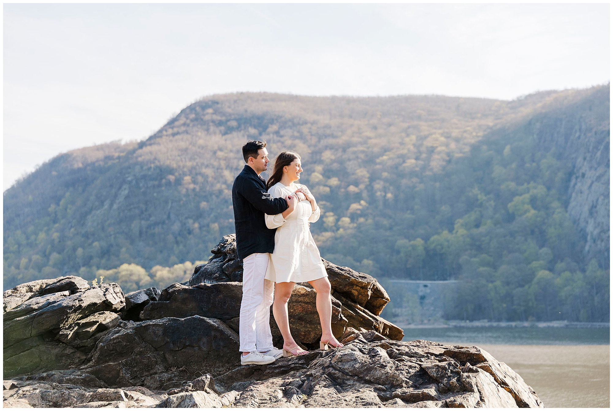 Candid little stony point engagement session