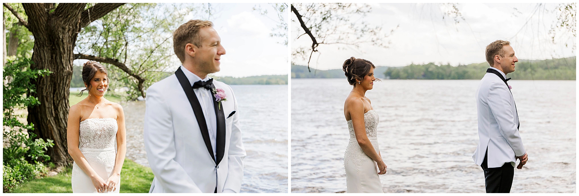 Scenic north shore house wedding in NJ