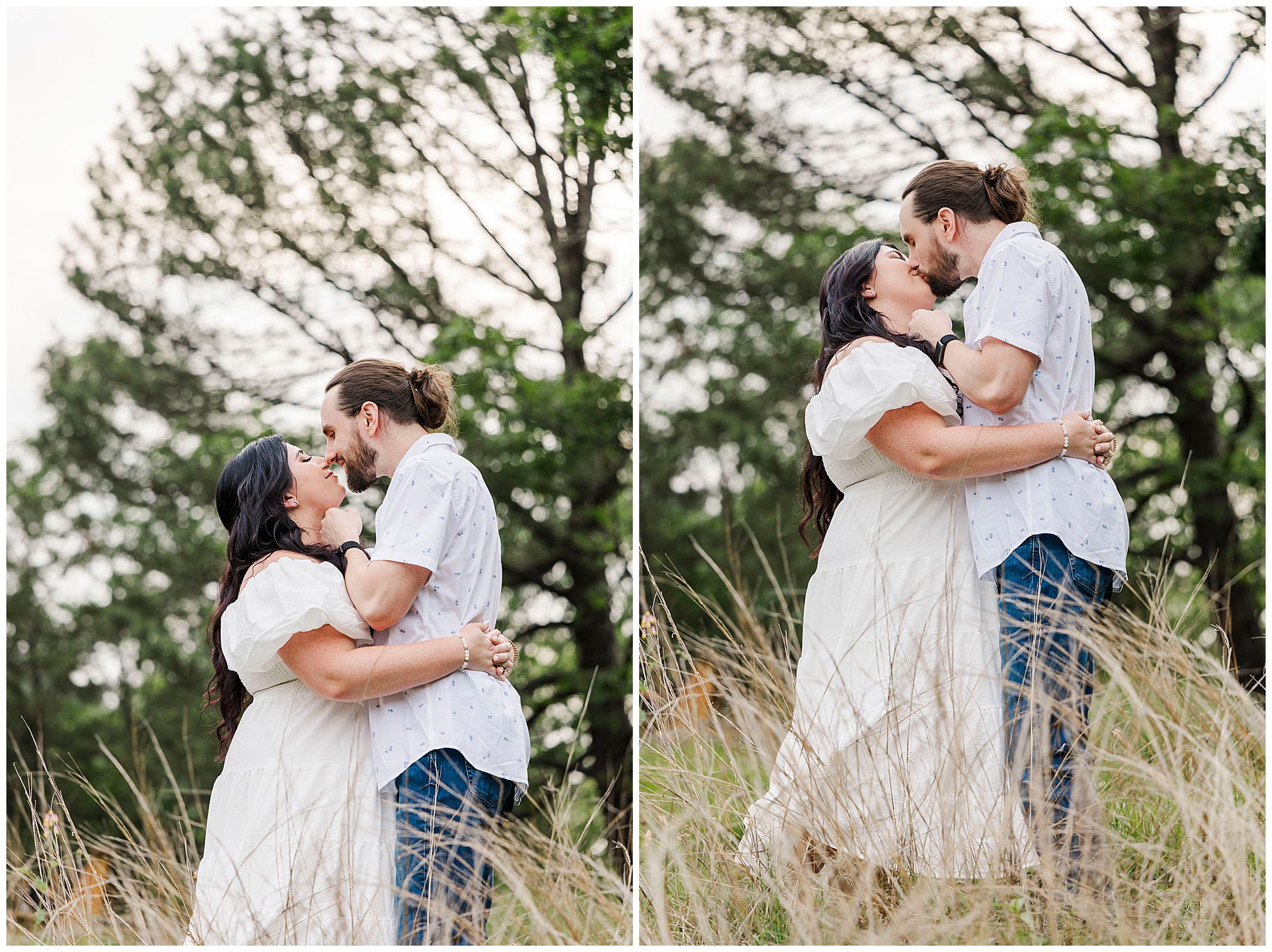 Iconic cold spring engagement session