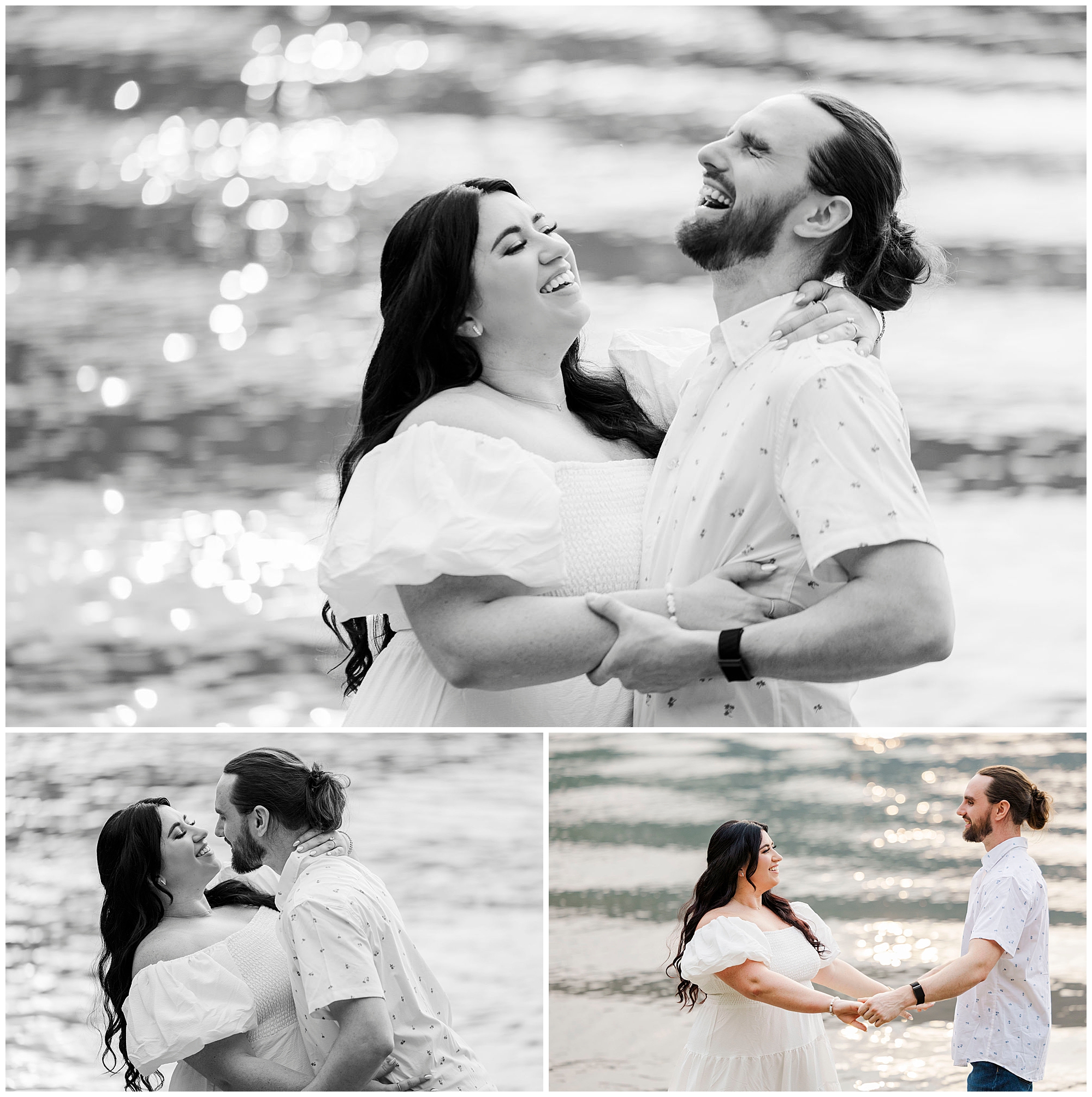 Stunning cold spring engagement session