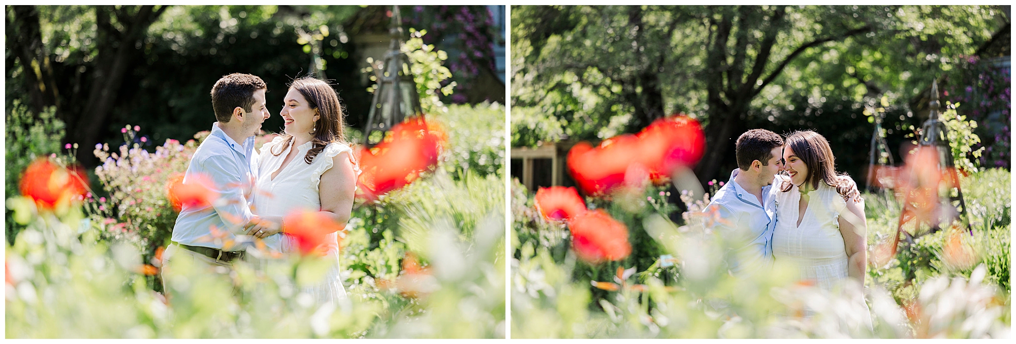 fabulous engagement session at stonecrop gardens in cold spring