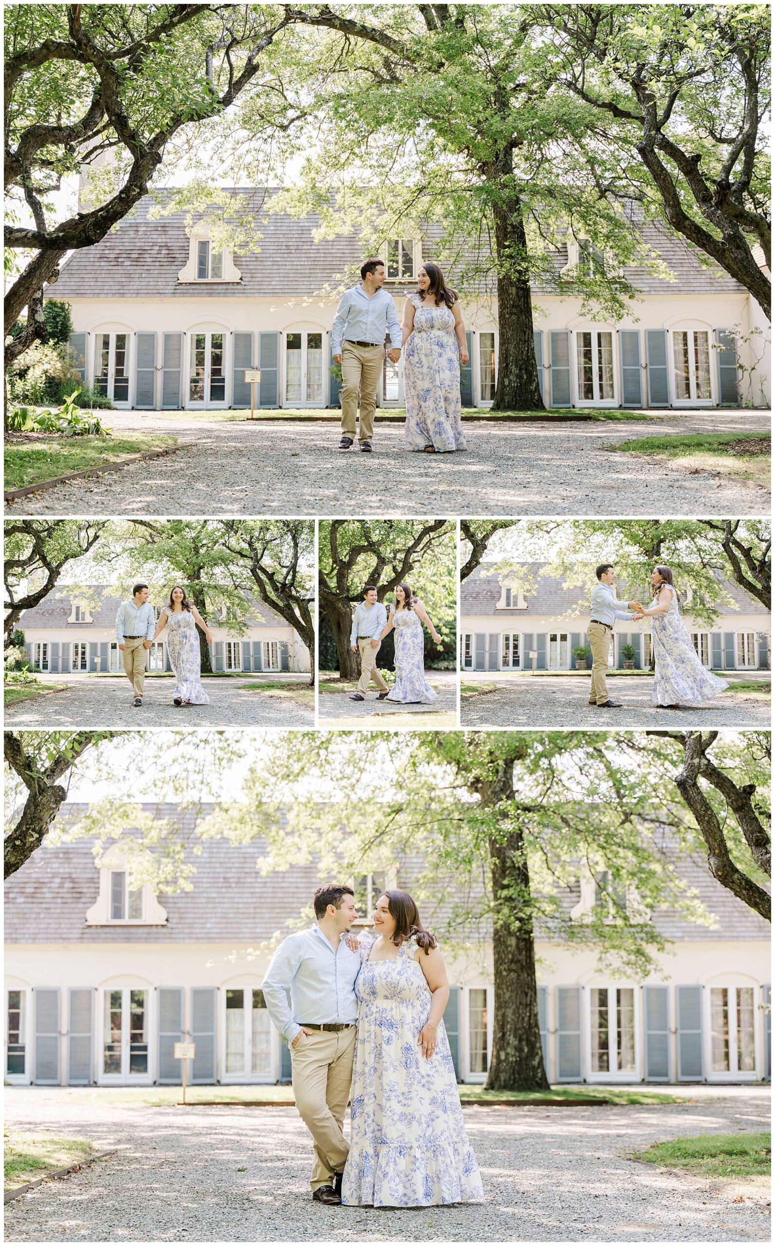 charming engagement session at stonecrop gardens in cold spring