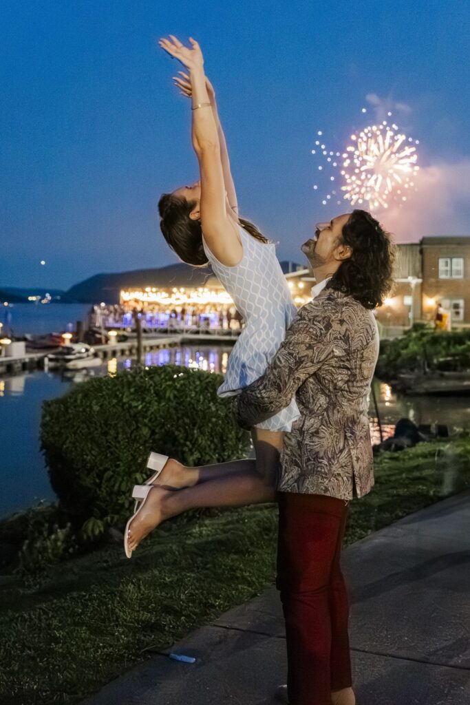 Rehearsal dinner photos at Primo Waterfront in Newburgh