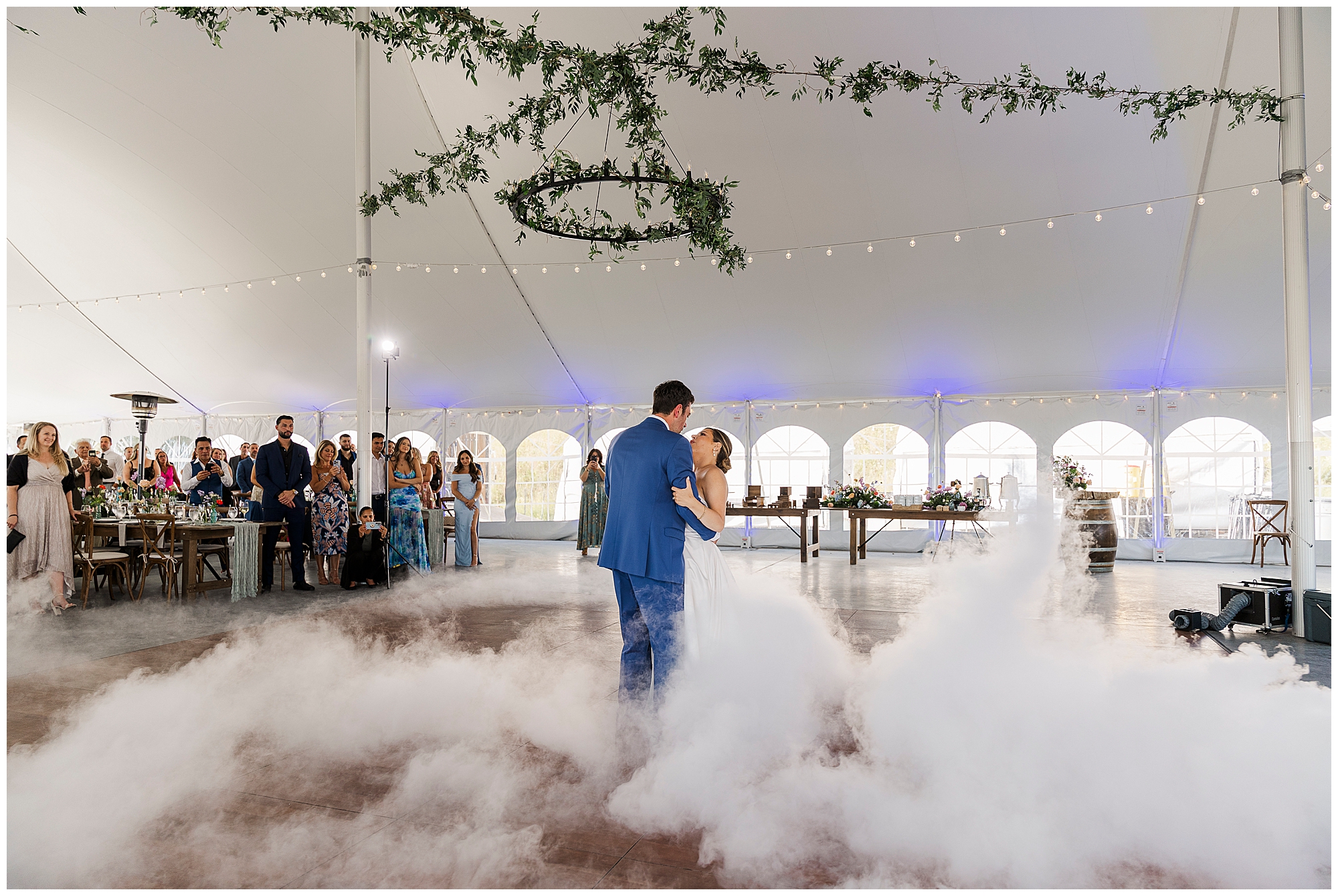 chic wedding at seminary hill