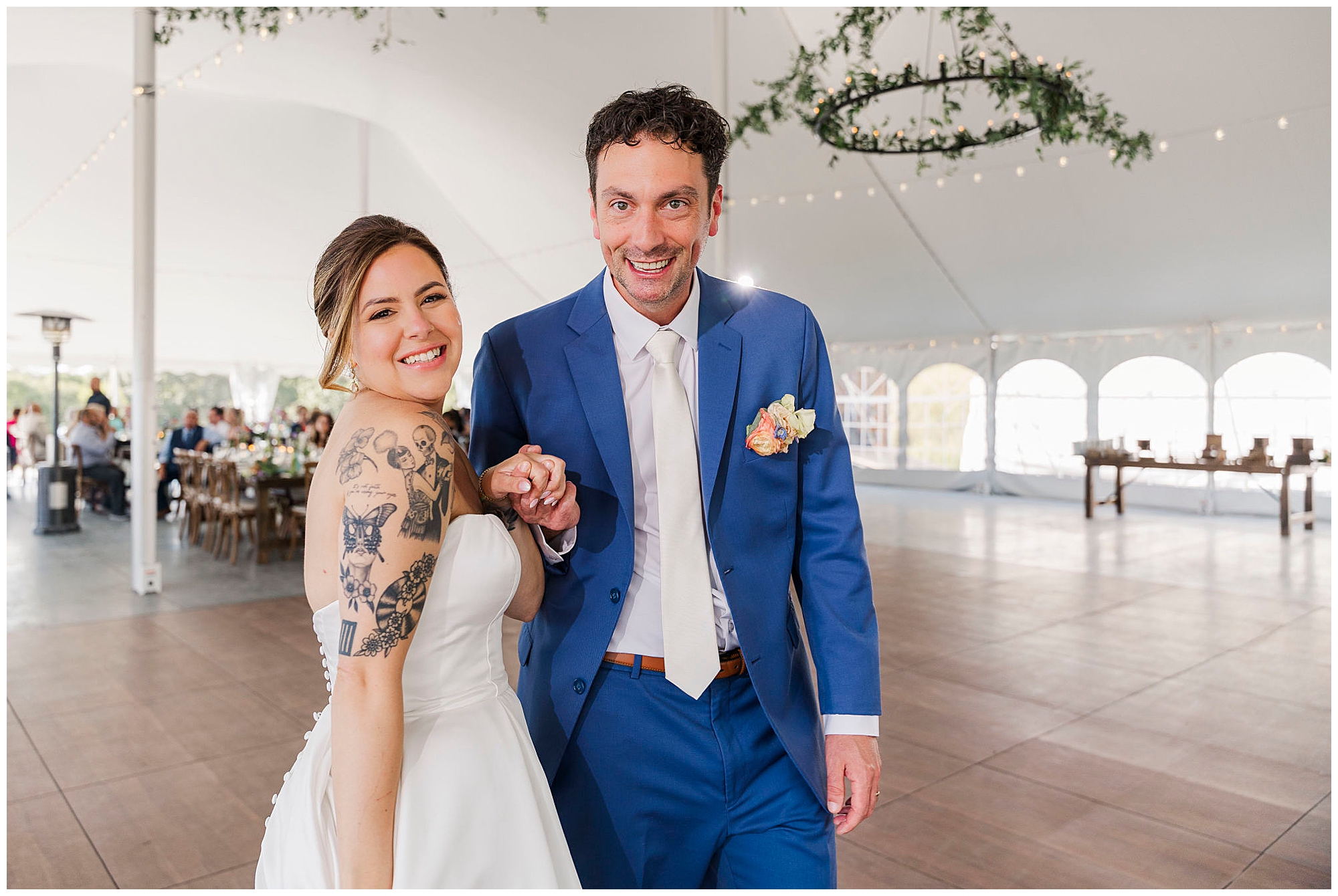 sentimental wedding at seminary hill