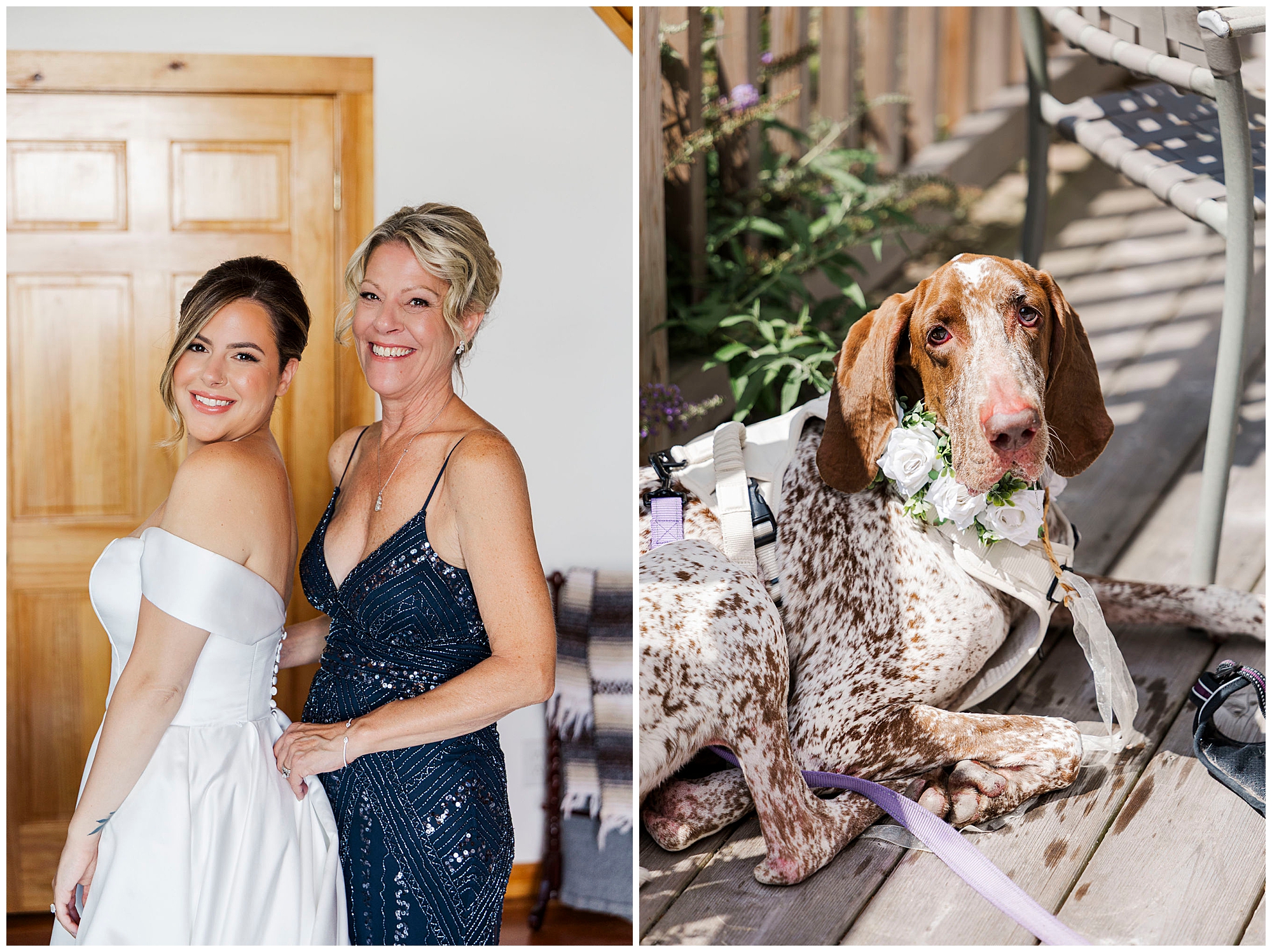 romantic wedding at seminary hill