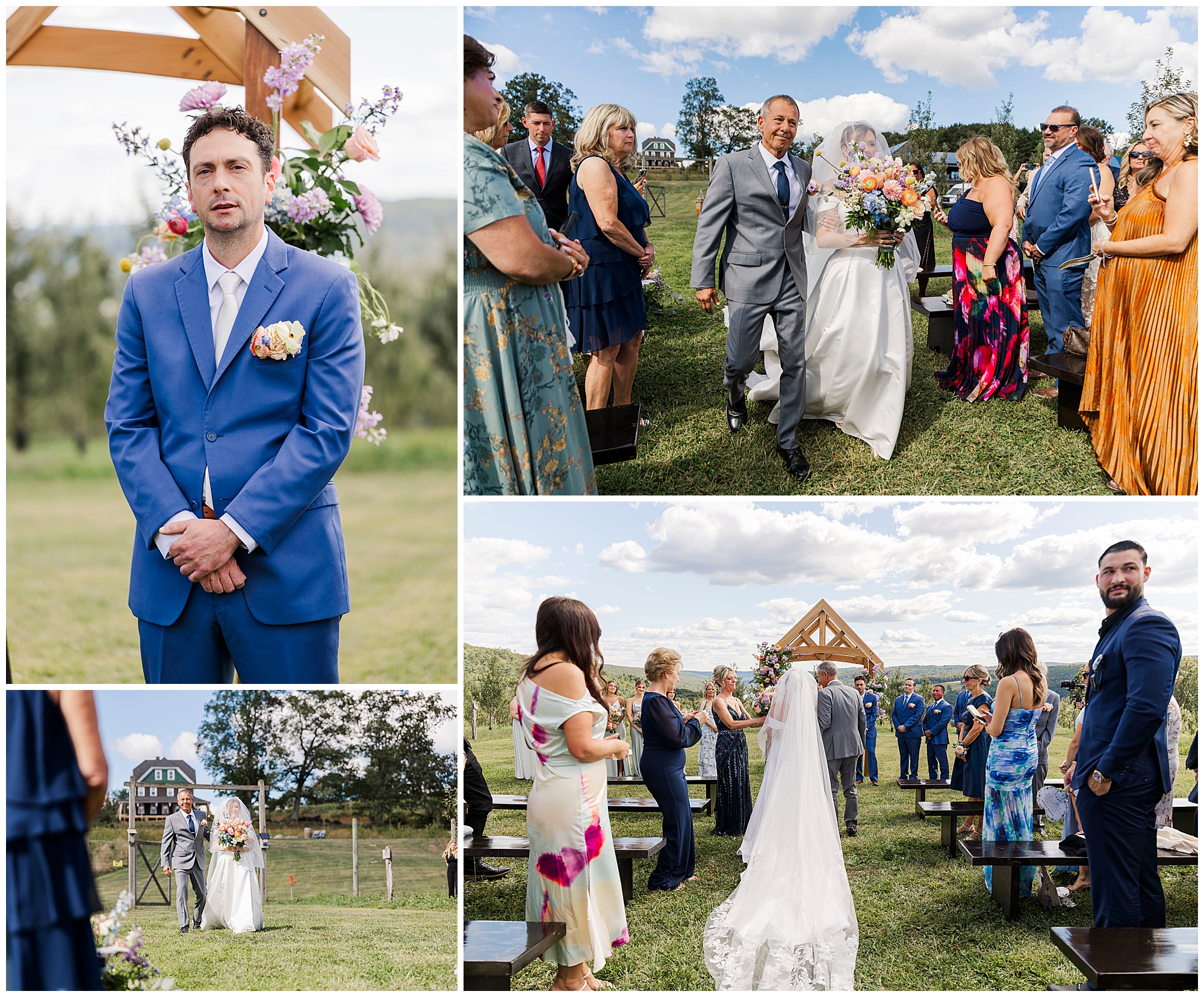 perfect wedding at seminary hill