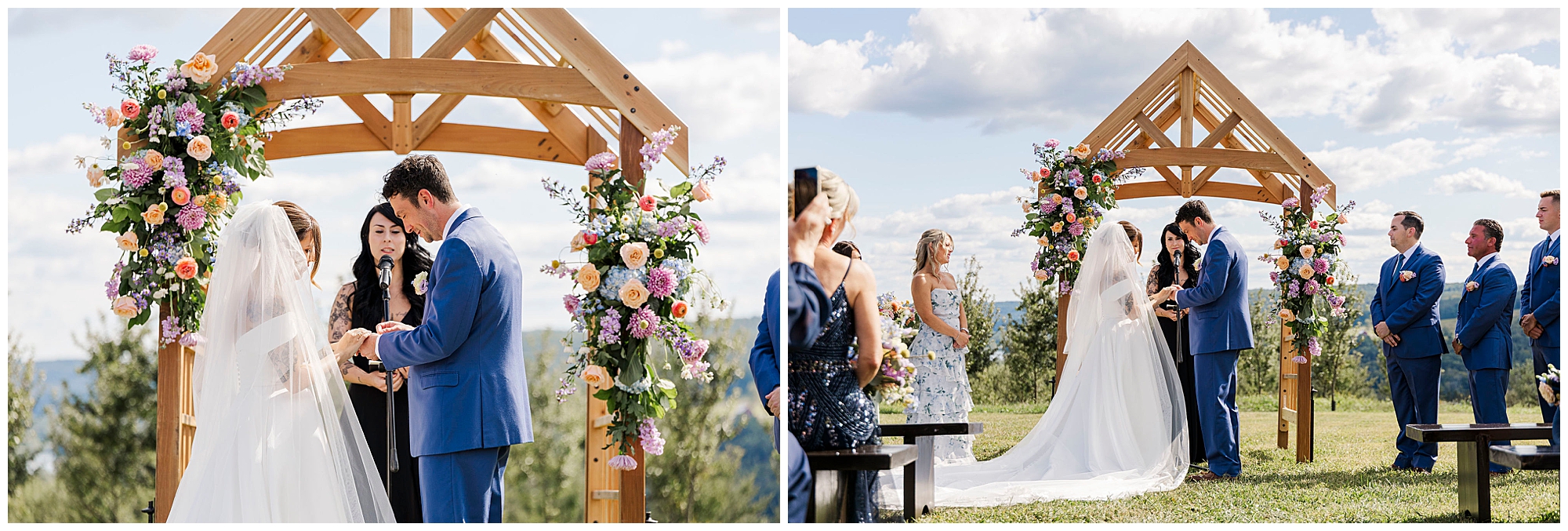 sensational wedding at seminary hill