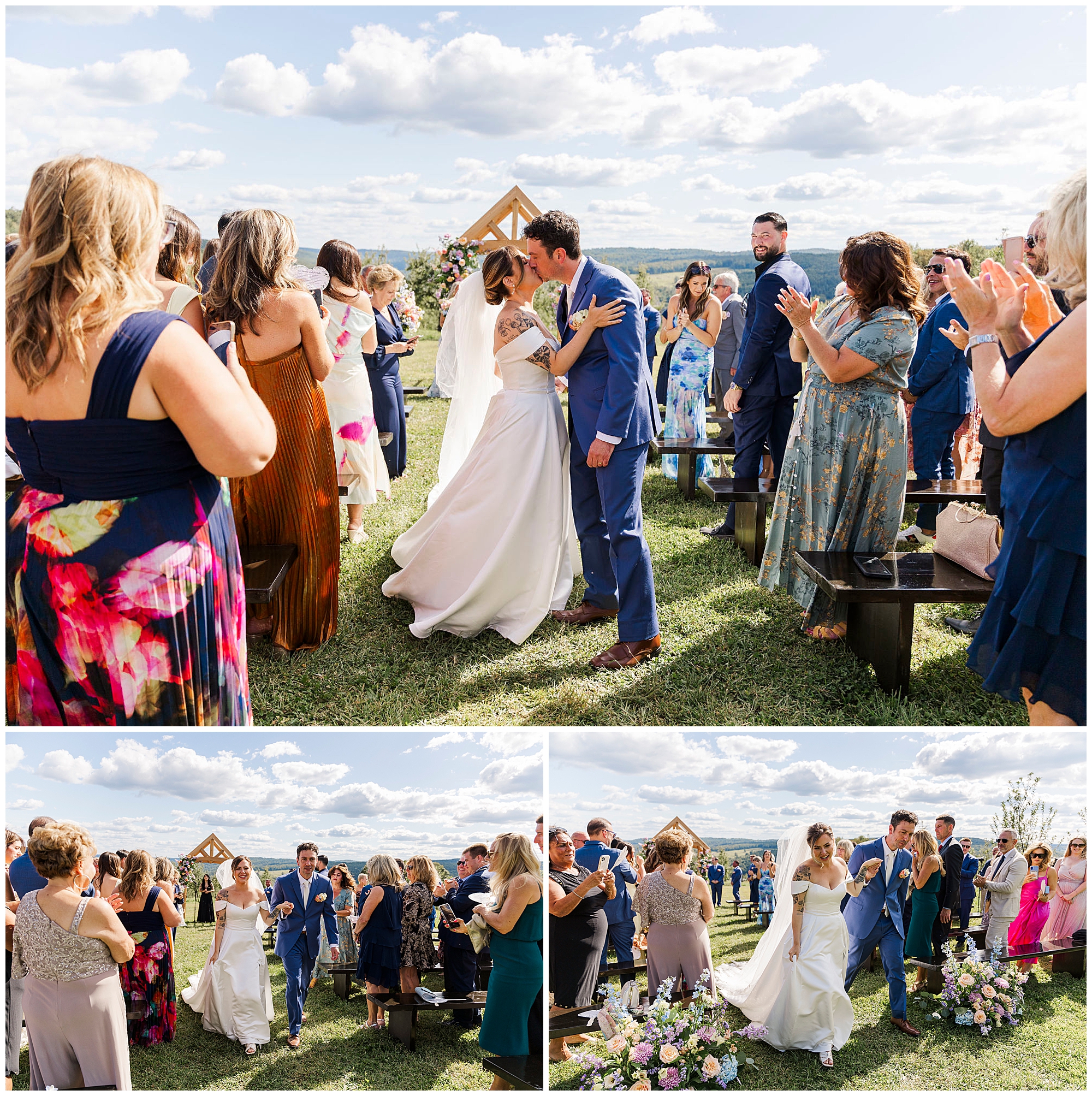 bright wedding at seminary hill