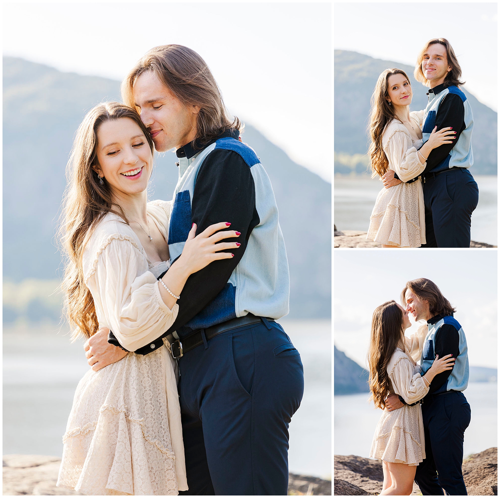 lovely cold spring engagement session