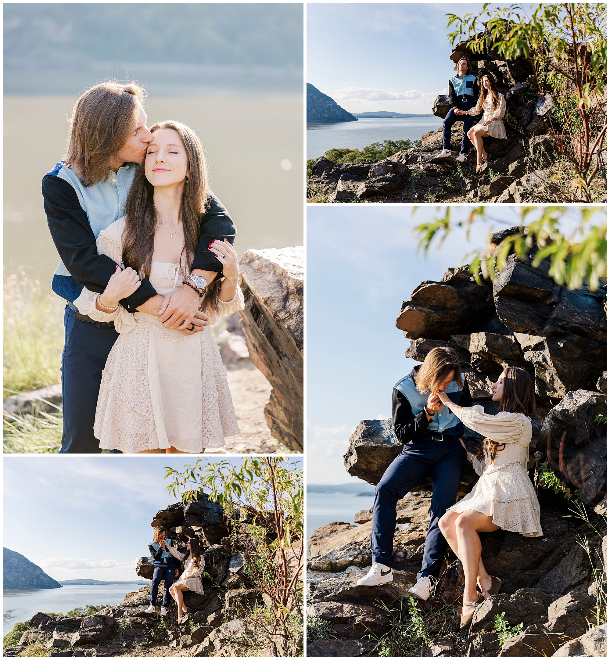 picturesque cold spring engagement session