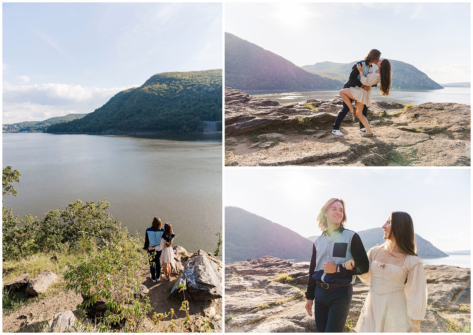 scenic cold spring engagement session