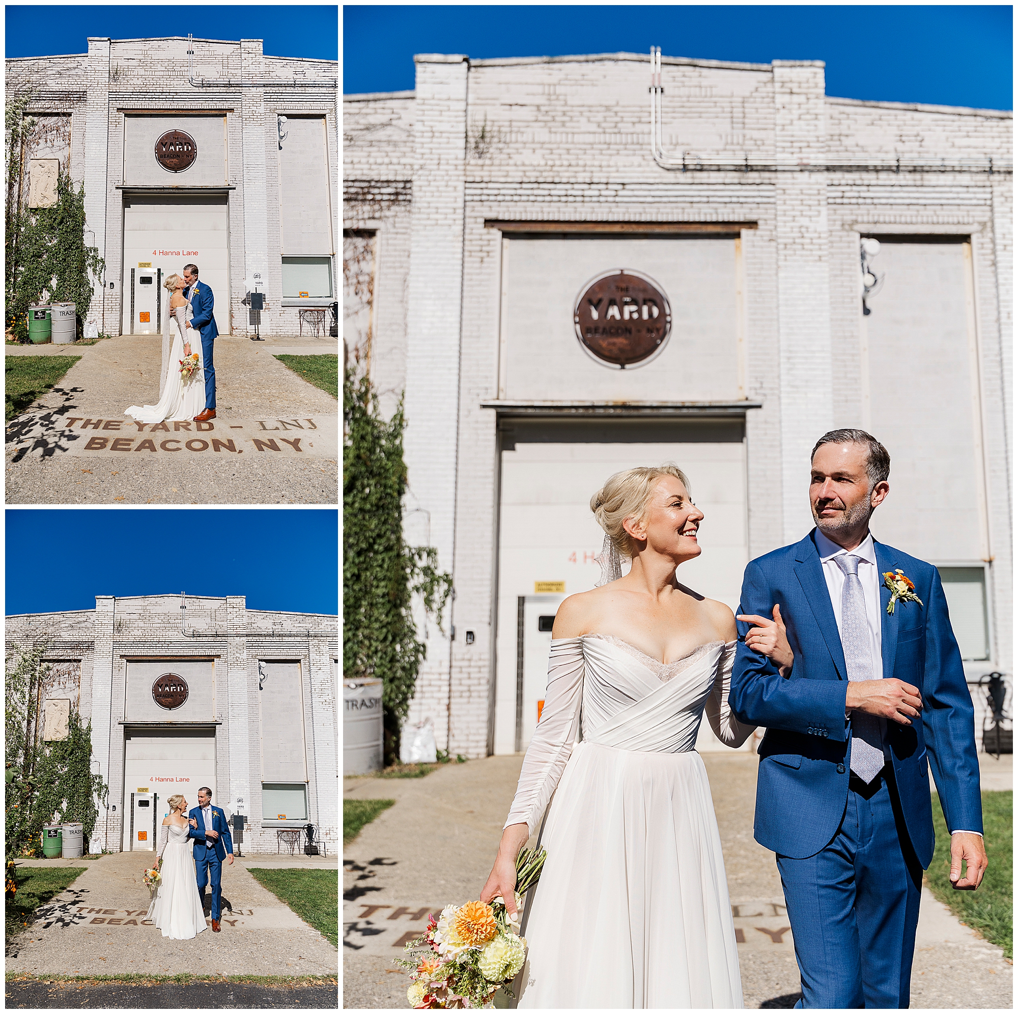 Natural Beacon wedding at The Yard