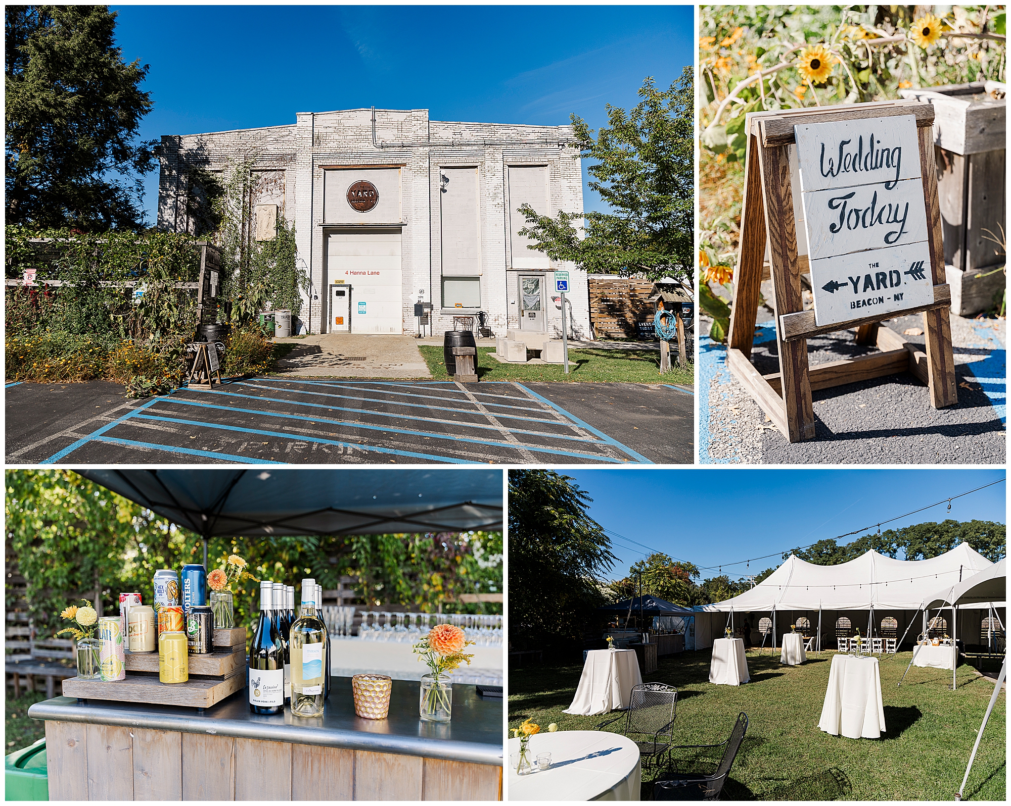 Lovely Beacon wedding at The Yard