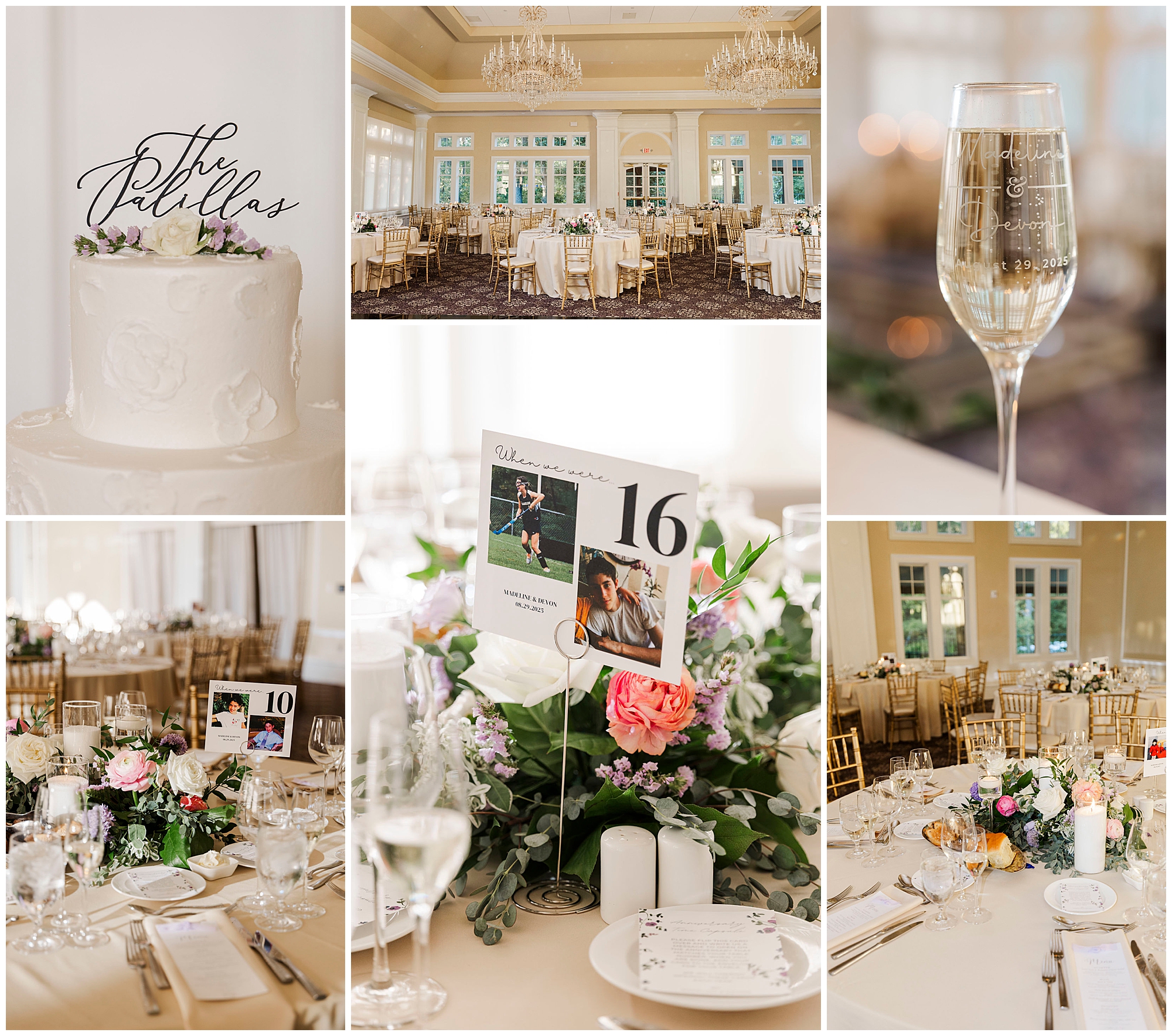 dazzling le chateau wedding reception