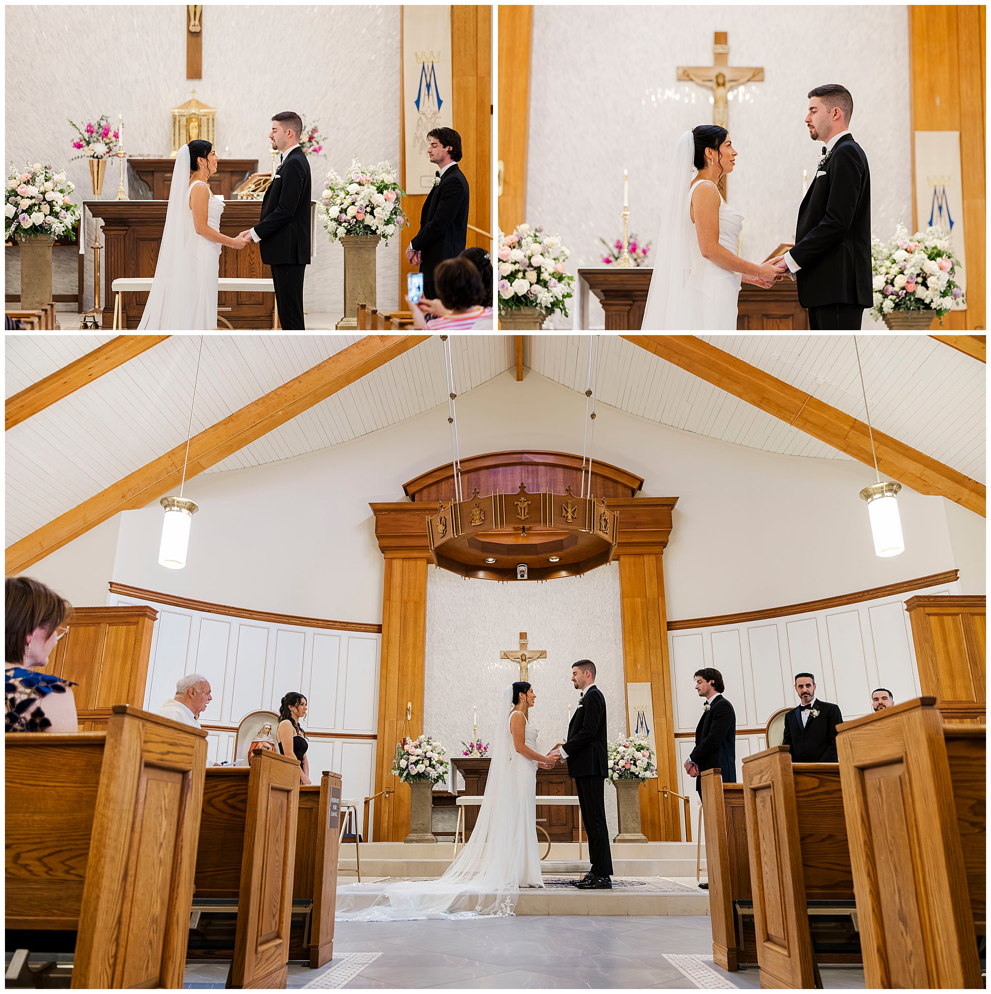 colorful le chateau wedding reception