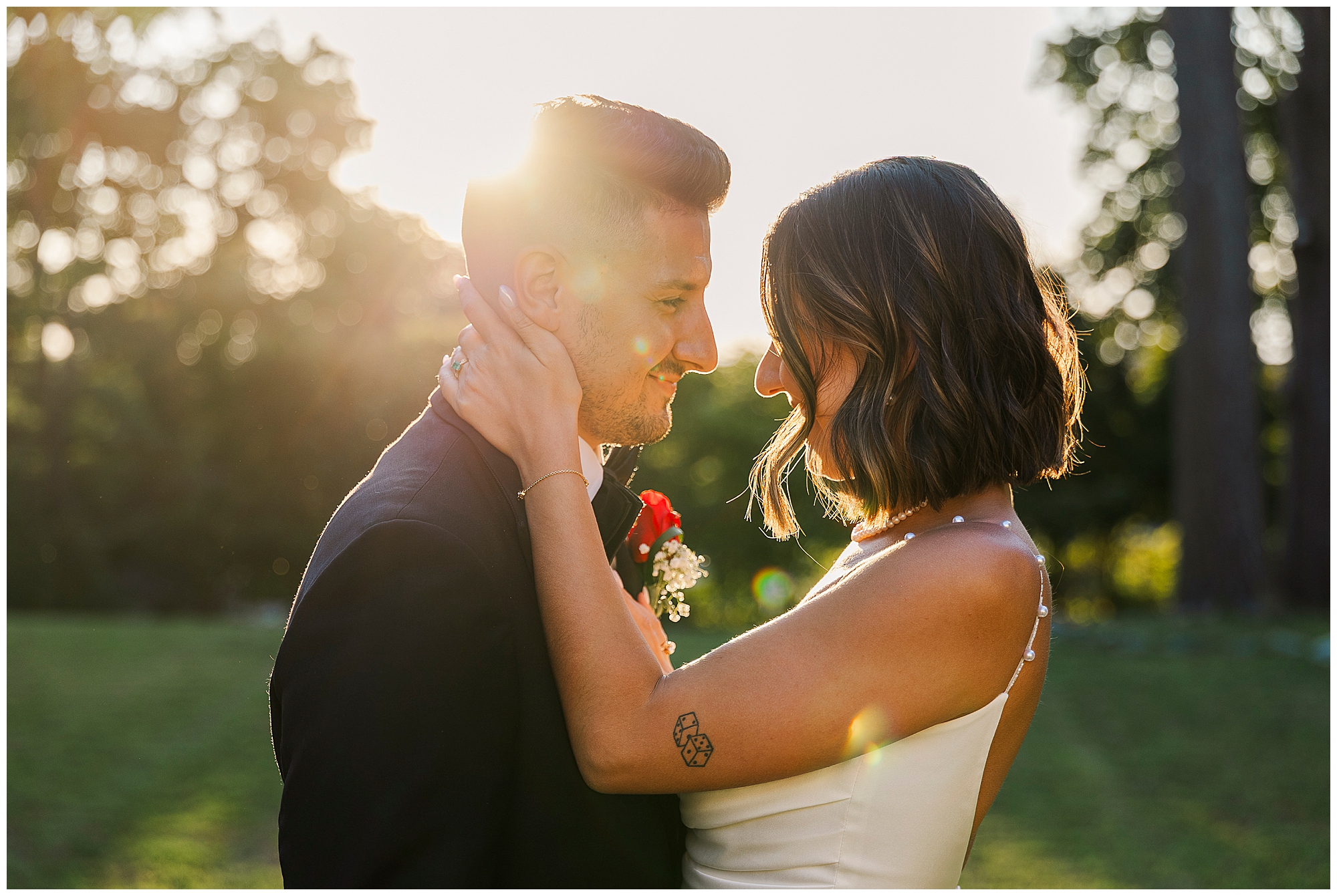 Trendy wedding at The Briarcliff Manor