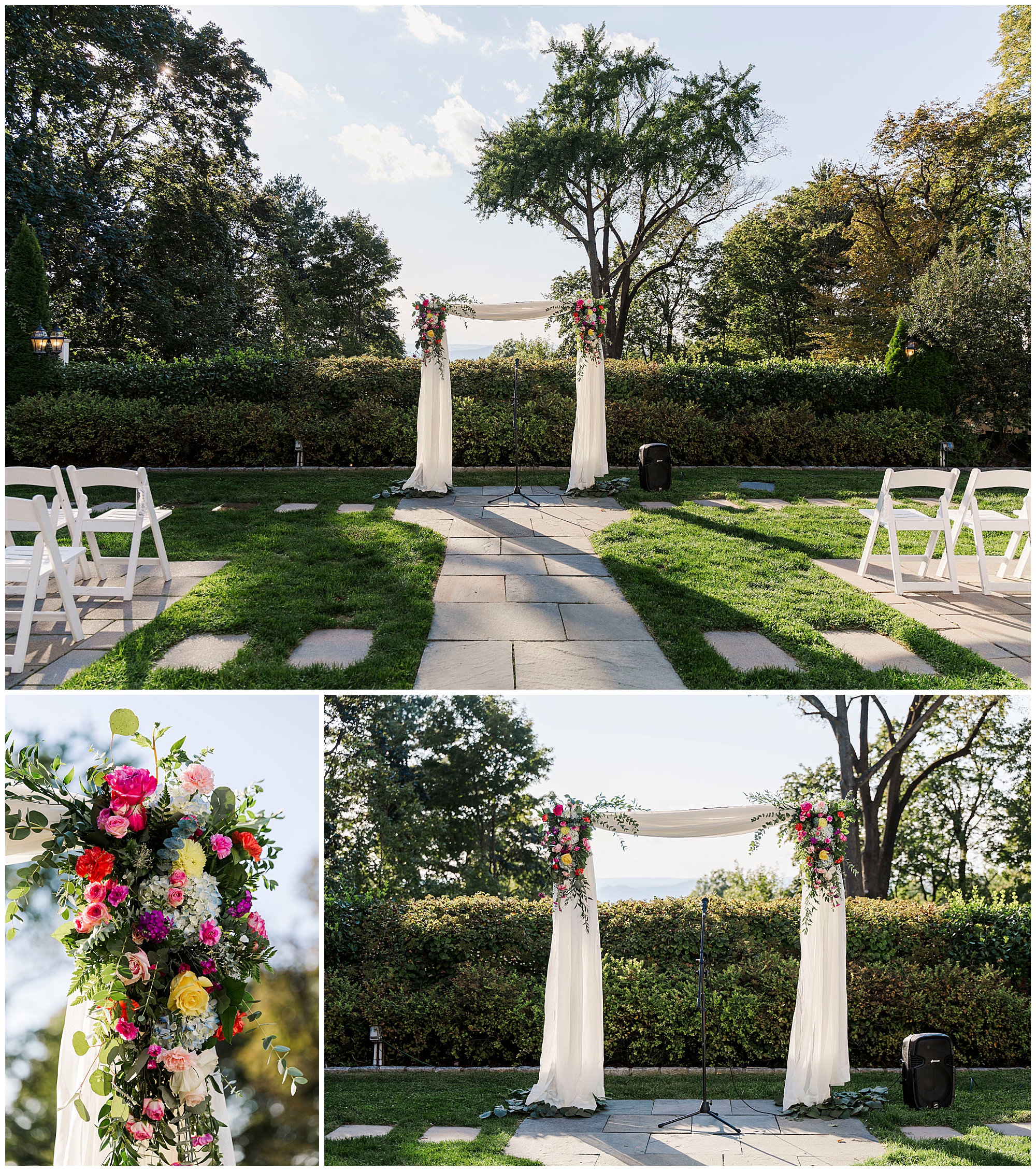 Intimate wedding at The Briarcliff Manor
