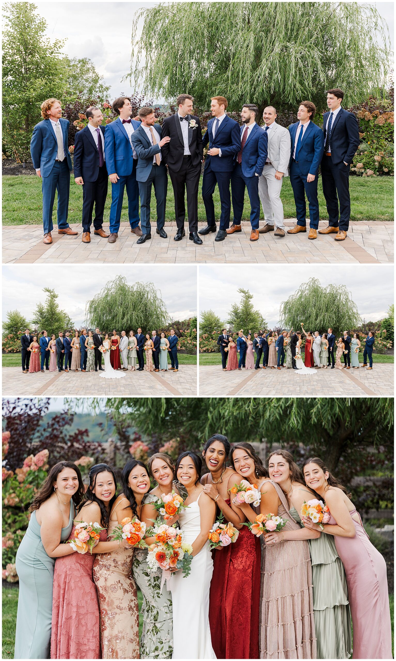 Vibrant wedding at the Barn at Villa Venezia