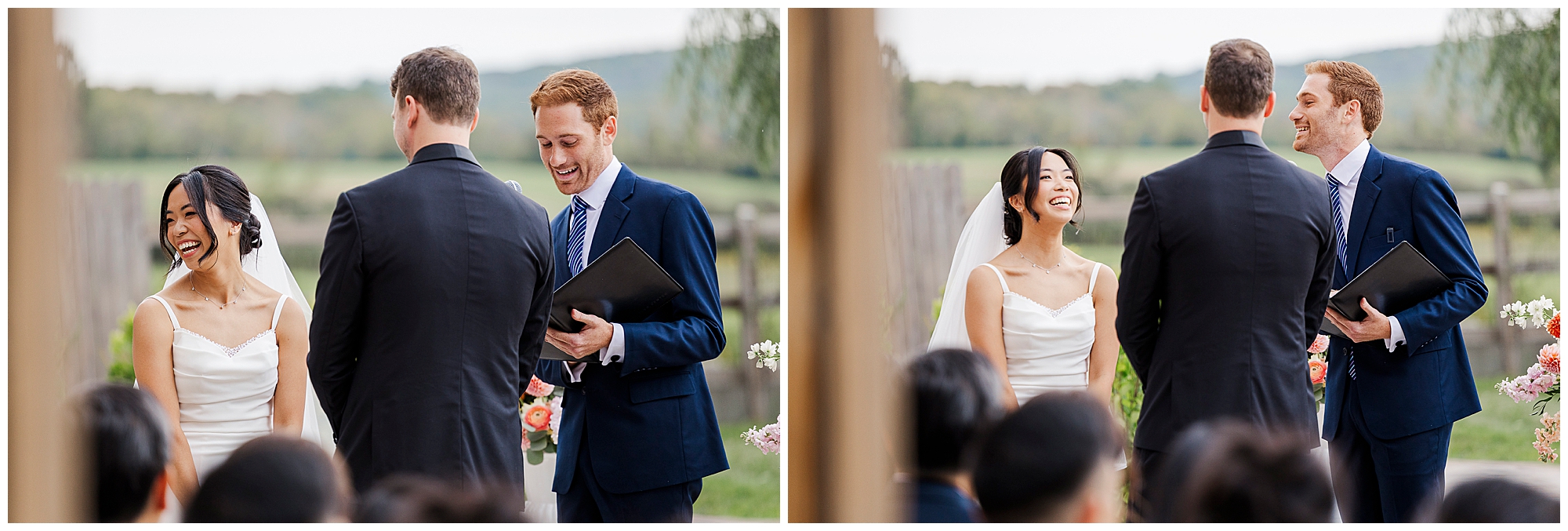 Fun wedding at the Barn at Villa Venezia