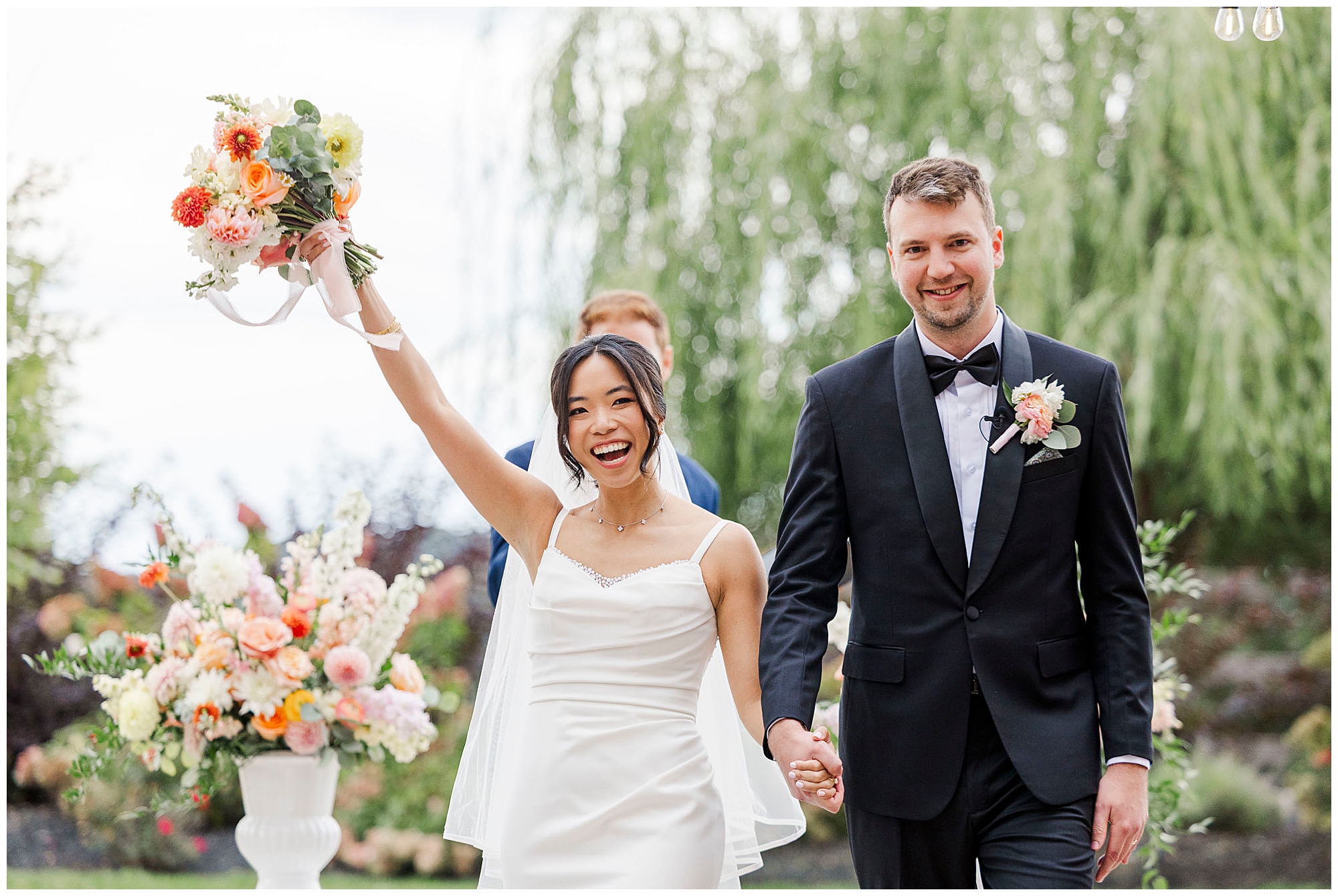 Lively wedding at the Barn at Villa Venezia